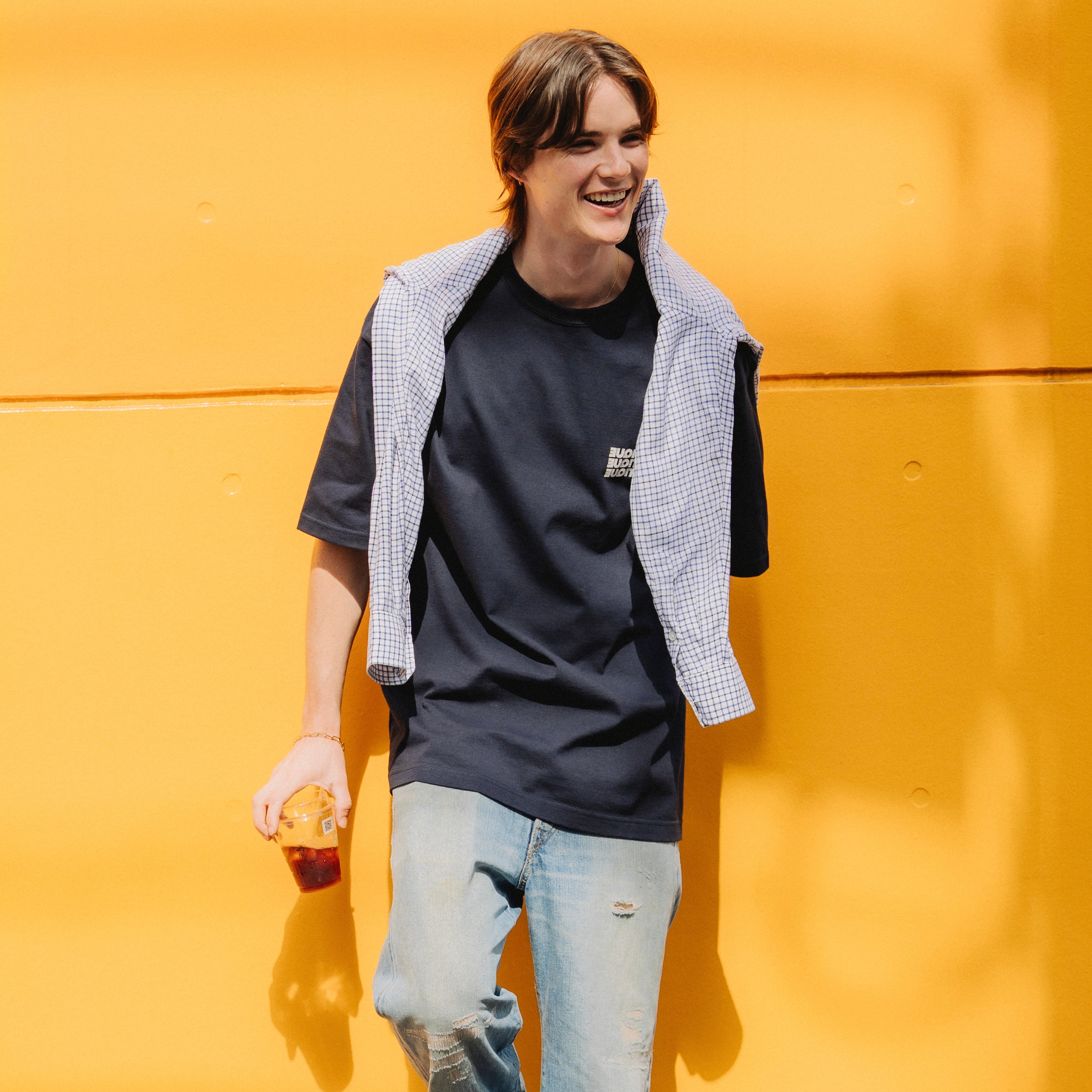 BOUTIQUE SHORT SLEEVE TEE NAVY(ブティックショートスリーブTシャツネイビー)|ONLINE BOUTIQUE(オンラインブティック)