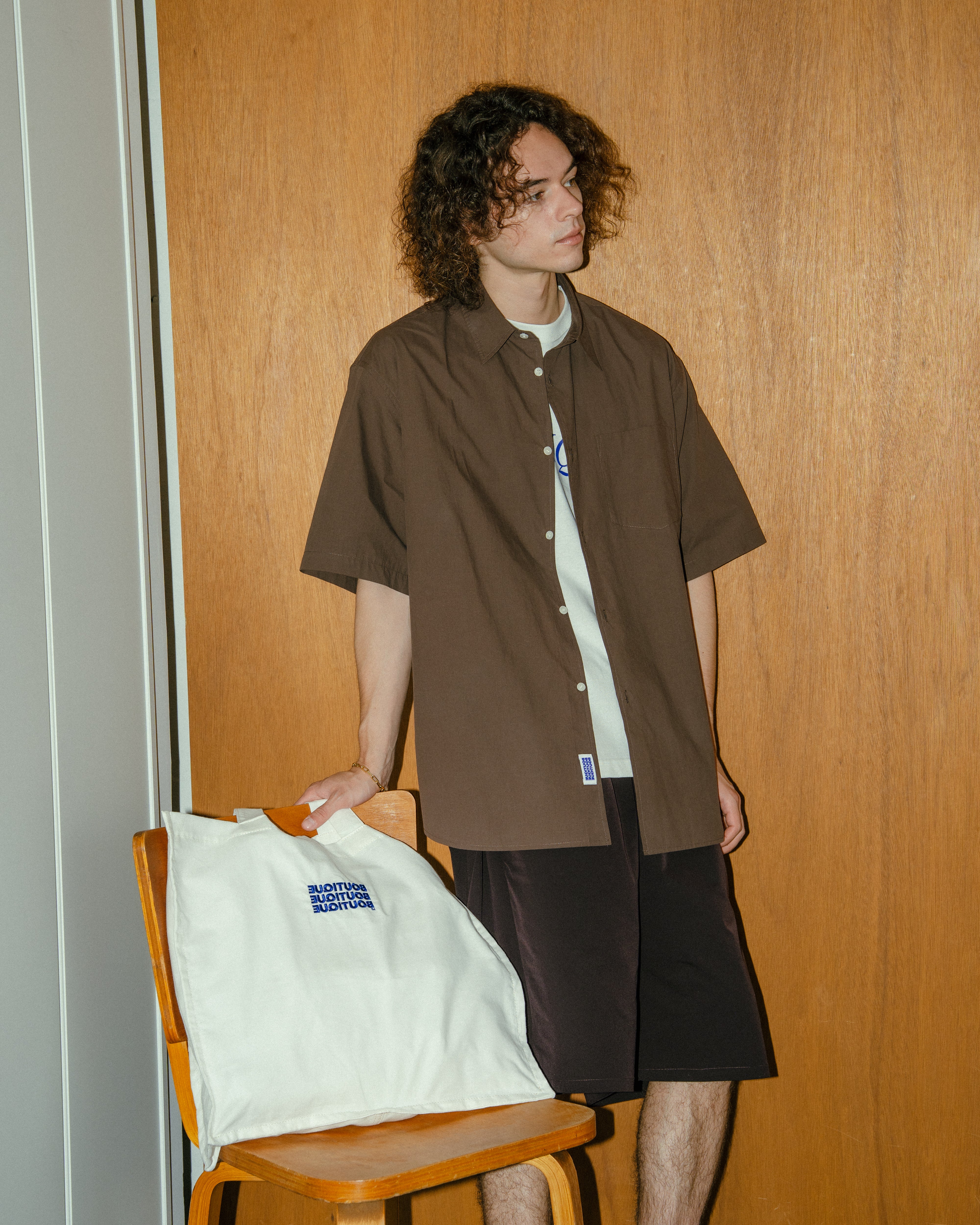 BOUTIQUE FABRIC TOTE BAG WHITE(ブティックファブリックトートバッグホワイト)|ONLINE BOUTIQUE(オンラインブティック)