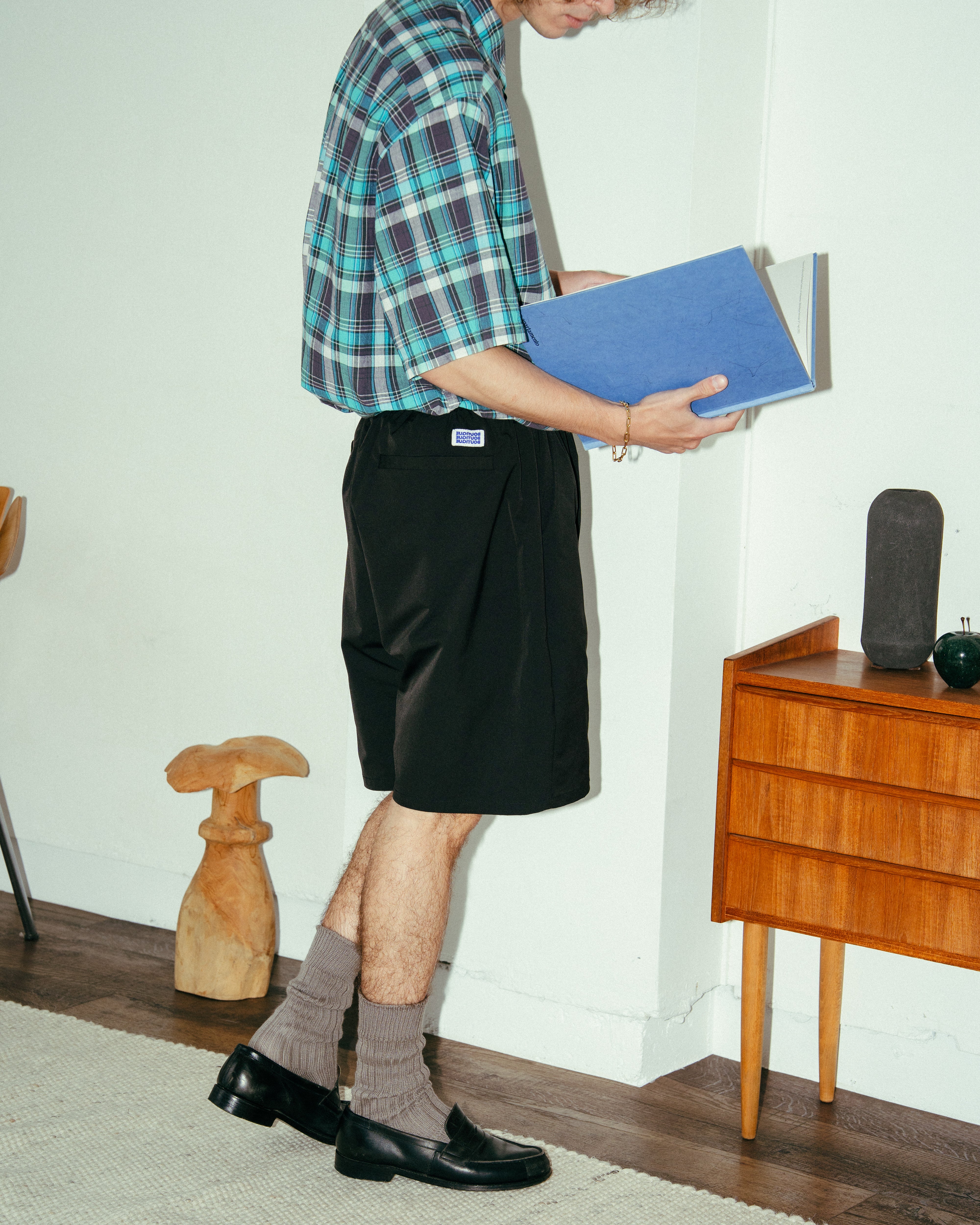 BOUTIQUE WIDE EASY SHORTS BLACK(ブティックワイドイージーショーツブラック)|ONLINE BOUTIQUE(オンラインブティック)