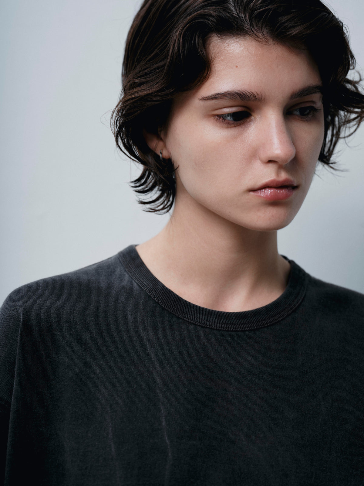 FOUNDOUR COTTON BD SHORT SLEEVE TEE BLACK(ファウンダコットンBDショートスリーブTシャツブラック)|ONLINE BOUTIQUE(オンラインブティック)