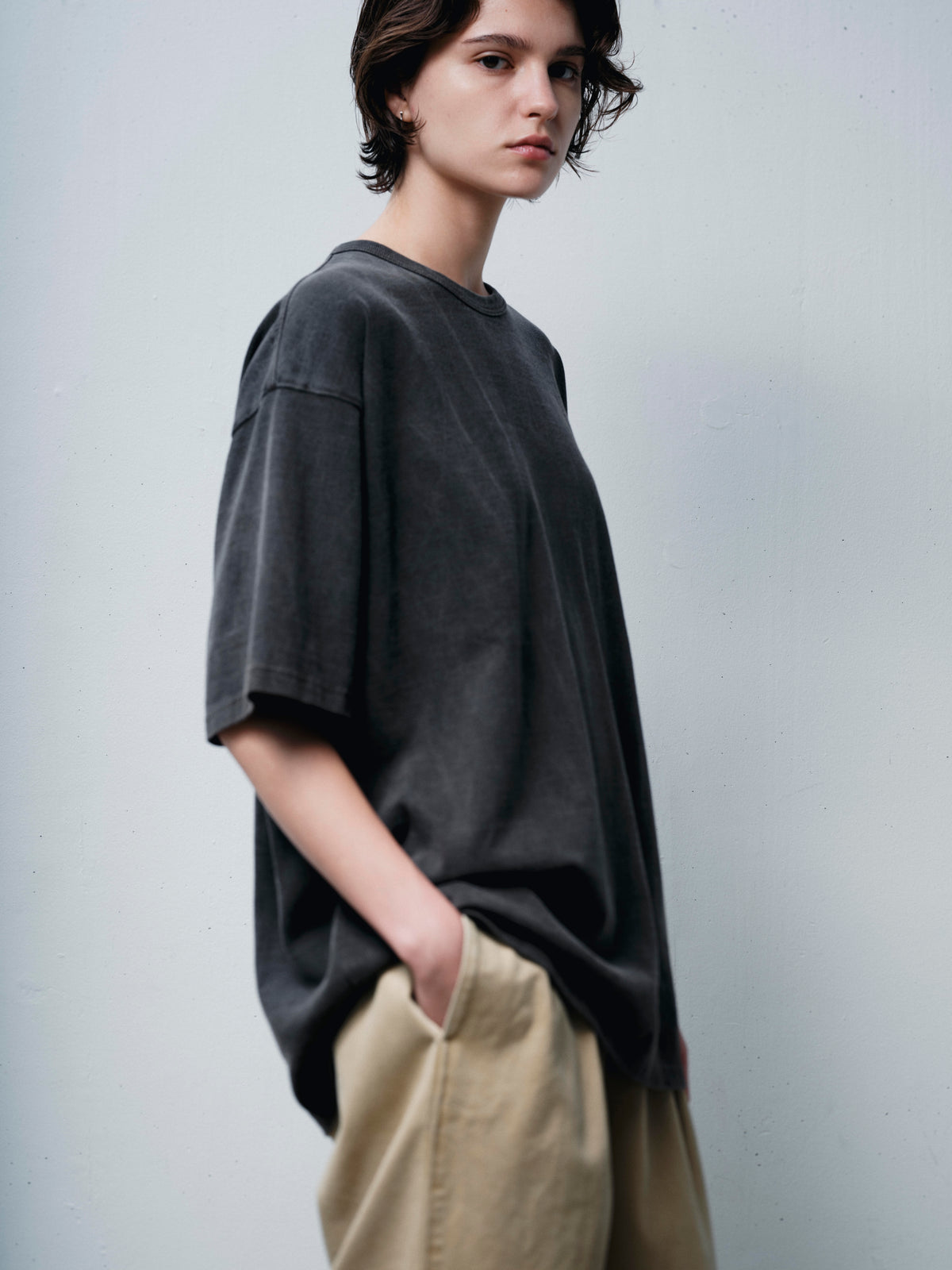 FOUNDOUR COTTON BD SHORT SLEEVE TEE BLACK(ファウンダコットンBDショートスリーブTシャツブラック)|ONLINE BOUTIQUE(オンラインブティック)