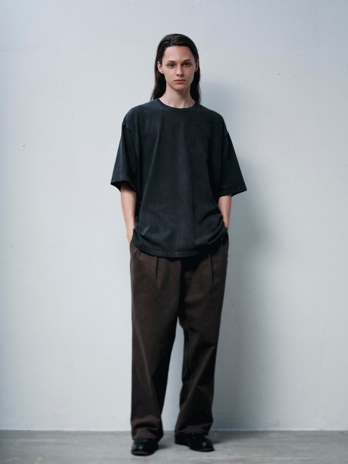 FOUNDOUR COTTON BD SHORT SLEEVE TEE BROWN(ファウンダコットンBDショートスリーブTシャツブラウン)|ONLINE BOUTIQUE(オンラインブティック)