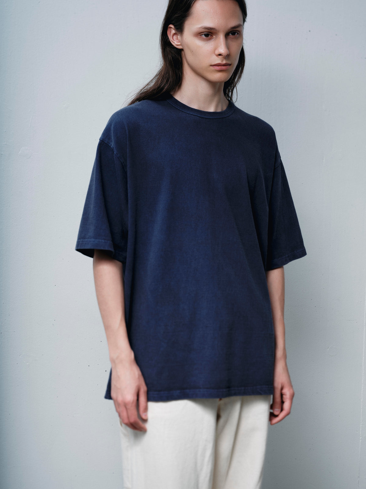 FOUNDOUR COTTON BD SHORT SLEEVE TEE NAVY(ファウンダコットンBDショートスリーブTシャツネイビー)|ONLINE BOUTIQUE(オンラインブティック)