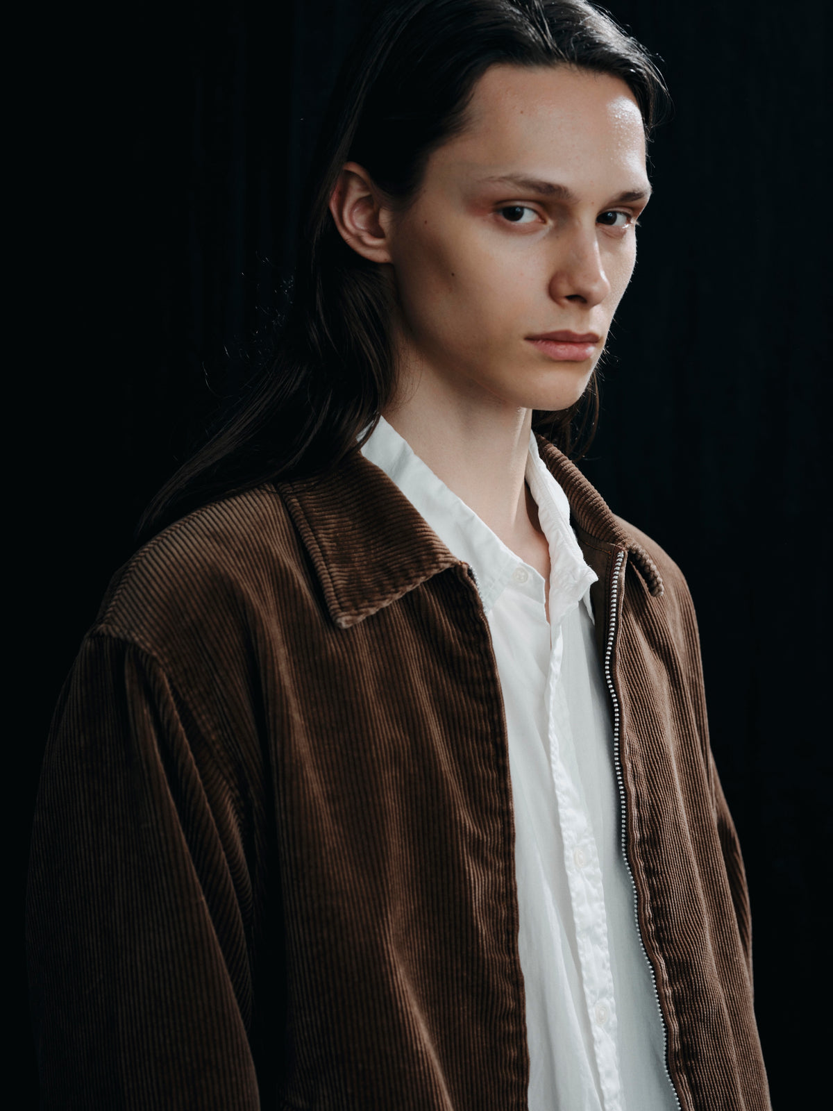 FOUNDOUR COTTON CORDUROY ZIP UP BLOUSON BROWN(ファウンダコットンコーデュロイジップアップブルゾンブラウン)|ONLINE BOUTIQUE(オンラインブティック)