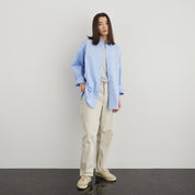 LONG SLEEVE BOX SHIRT BLUE(ロングスリーブボックスシャツブルー)|ONLINE BOUTIQUE(オンラインブティック)