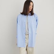 LONG SLEEVE BOX SHIRT BLUE(ロングスリーブボックスシャツブルー)|ONLINE BOUTIQUE(オンラインブティック)