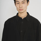 Morphee × BOUTIQUE  SUEDE BLACK CARDIGAN JACKET(モルフェ×ブティックスエードブラックカーディガンジャケット)|ONLINE BOUTIQUE(オンラインブティック)