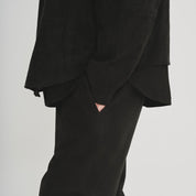 Morphee × BOUTIQUE  SUEDE BLACK PANTS(モルフェ×ブティックスエードブラックパンツ)|ONLINE BOUTIQUE(オンラインブティック)
