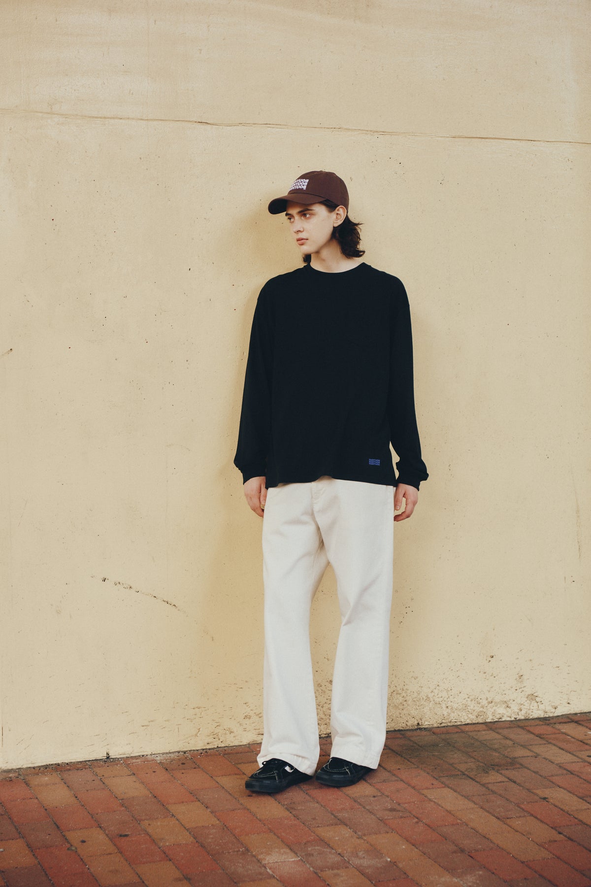 BOUTIQUE × FRUIT OF THE LOOM IT'S OUR DAILY 2PACK LONG SLEEVE TEE BLACK(ブティック×フルーツオブザルームイッツアワーデイリー2パックロングスリーブTシャツブラック)|ONLINE BOUTIQUE(オンラインブティック)