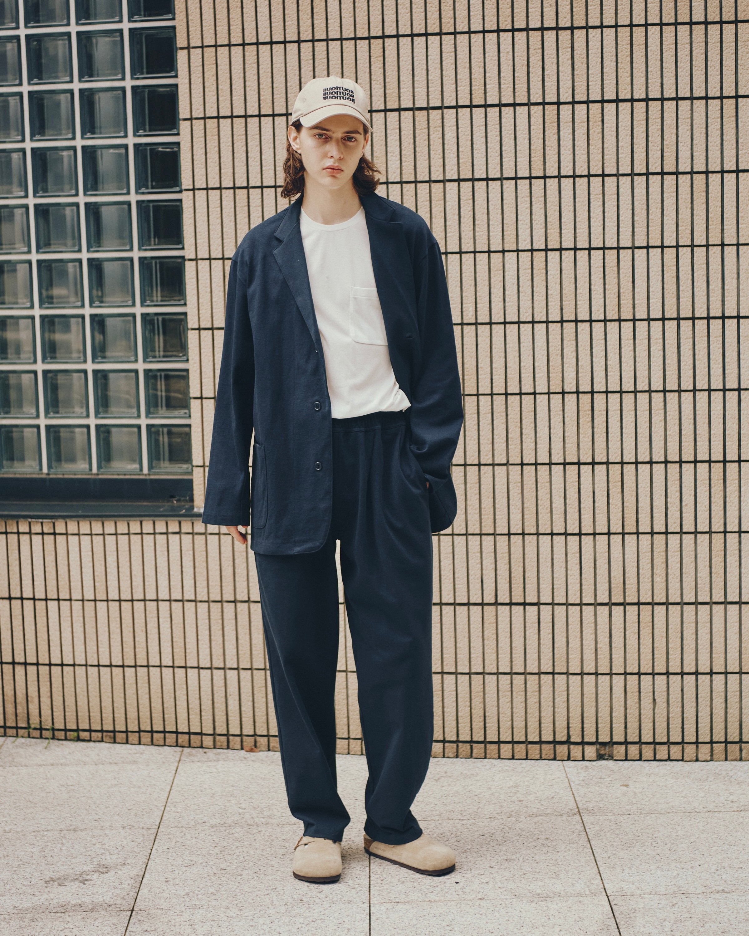 FRUIT OF THE LOOM ATHLETIC FORMAL SINGLE SUIT NAVY|ONLINE BOUTIQUE(オンラインブティック)