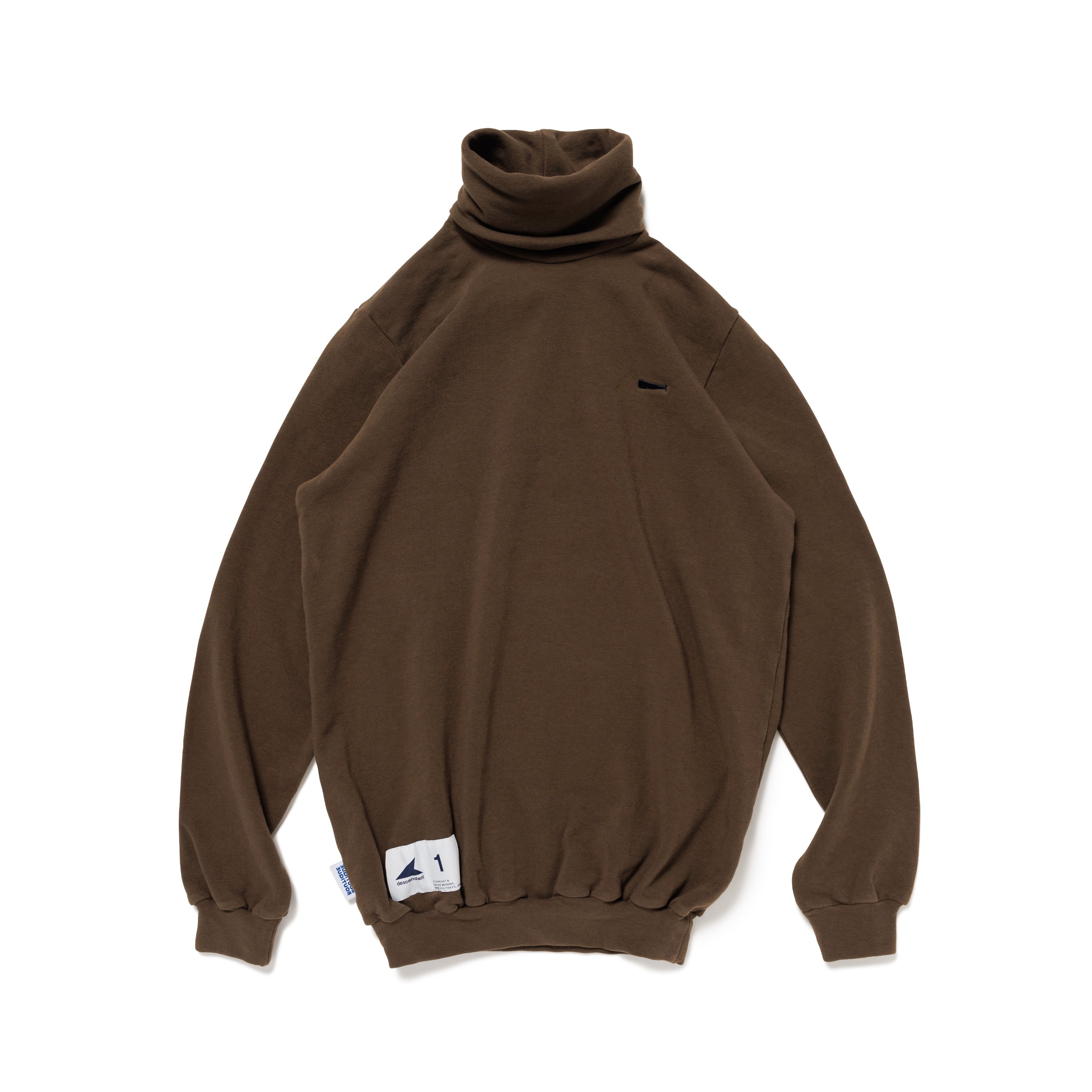 【再入荷】 × DESCENDANT BOUTIQUE BROWN（ディセンダ NECK TURTLE CYLINDER メンズウェア
