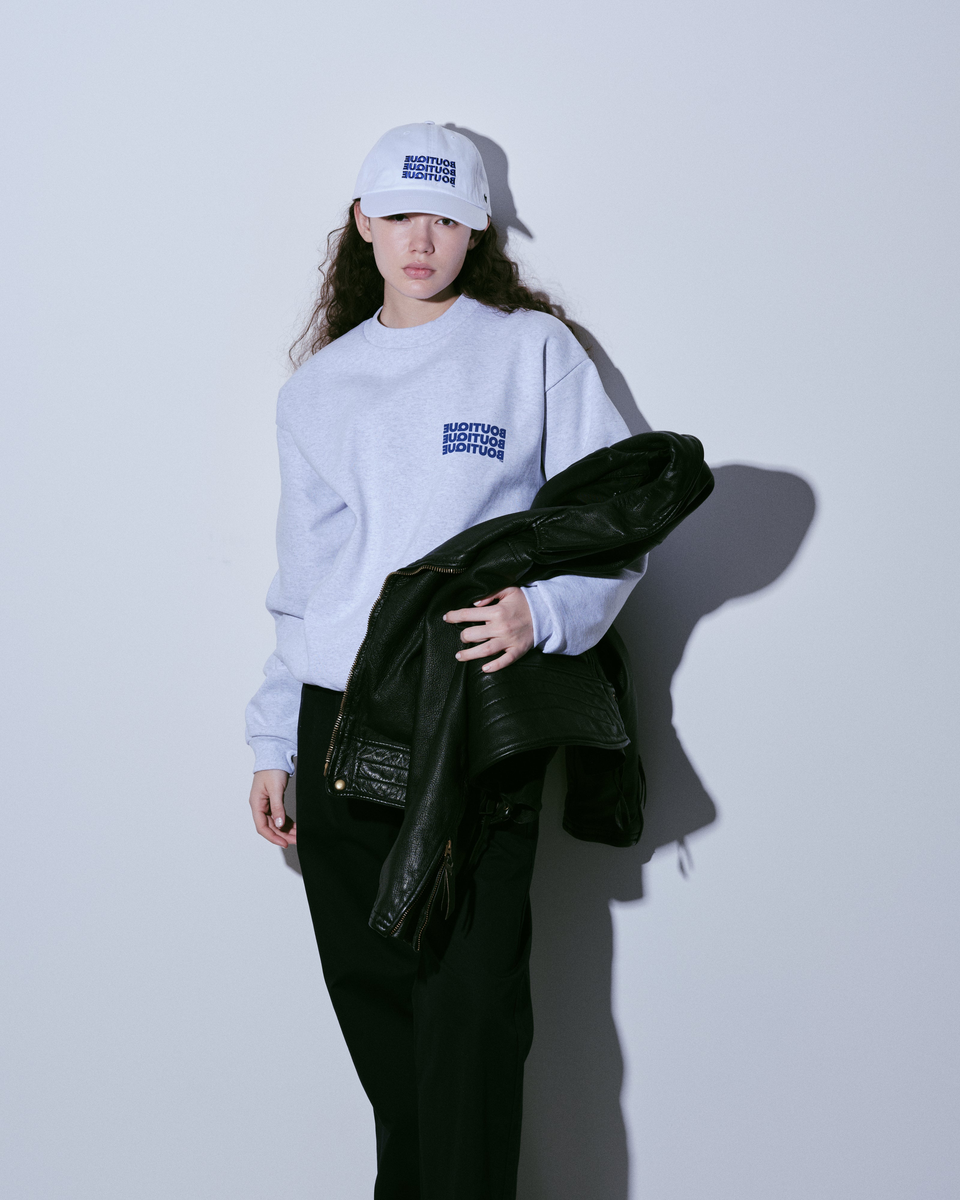 BOUTIQUE CREW NECK SWEAT HEATHER GRAY(ブティッククルーネックスウェットヘザーグレー)|ONLINE BOUTIQUE(オンラインブティック)