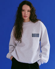BOUTIQUE CREW NECK SWEAT HEATHER GRAY(ブティッククルーネックスウェットヘザーグレー)|ONLINE BOUTIQUE(オンラインブティック)