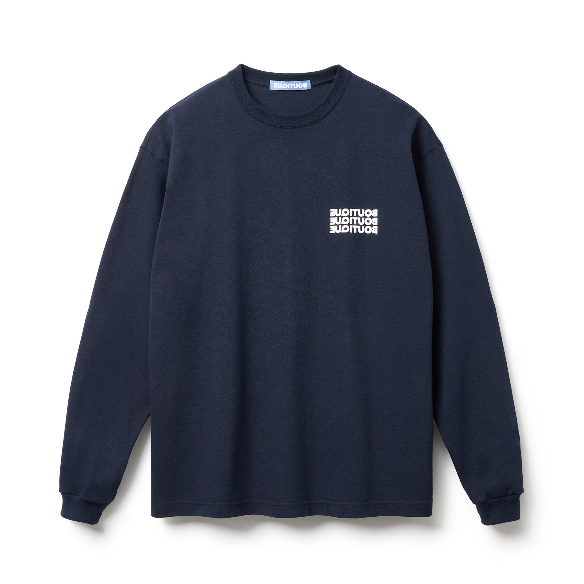 BOUTIQUE LONG SLEEVE TEE NAVY（ブティックロングスリーブTシャツ