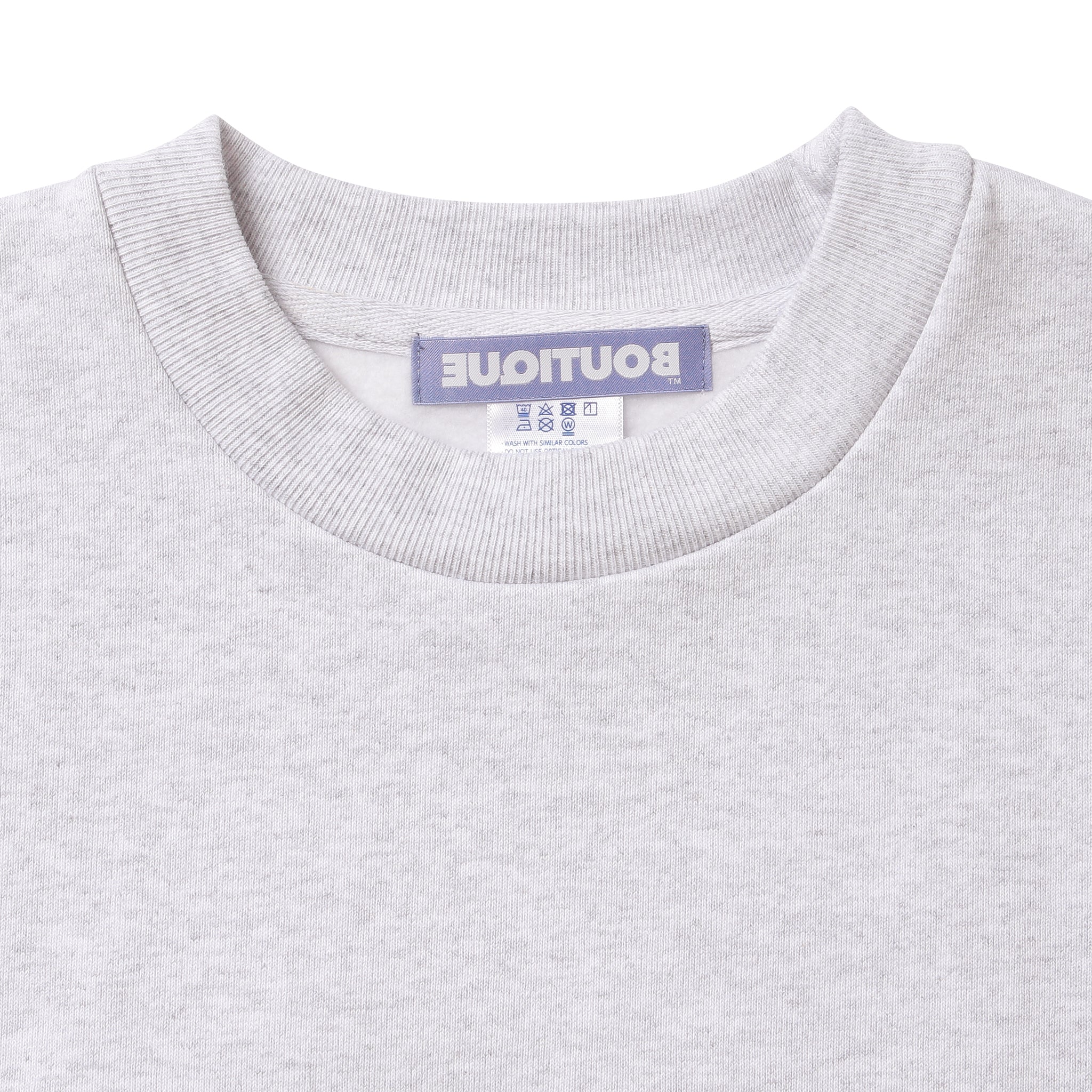 BOUTIQUE CREW NECK SWEAT HEATHER GRAY(ブティッククルーネックスウェットヘザーグレー)|ONLINE BOUTIQUE(オンラインブティック)