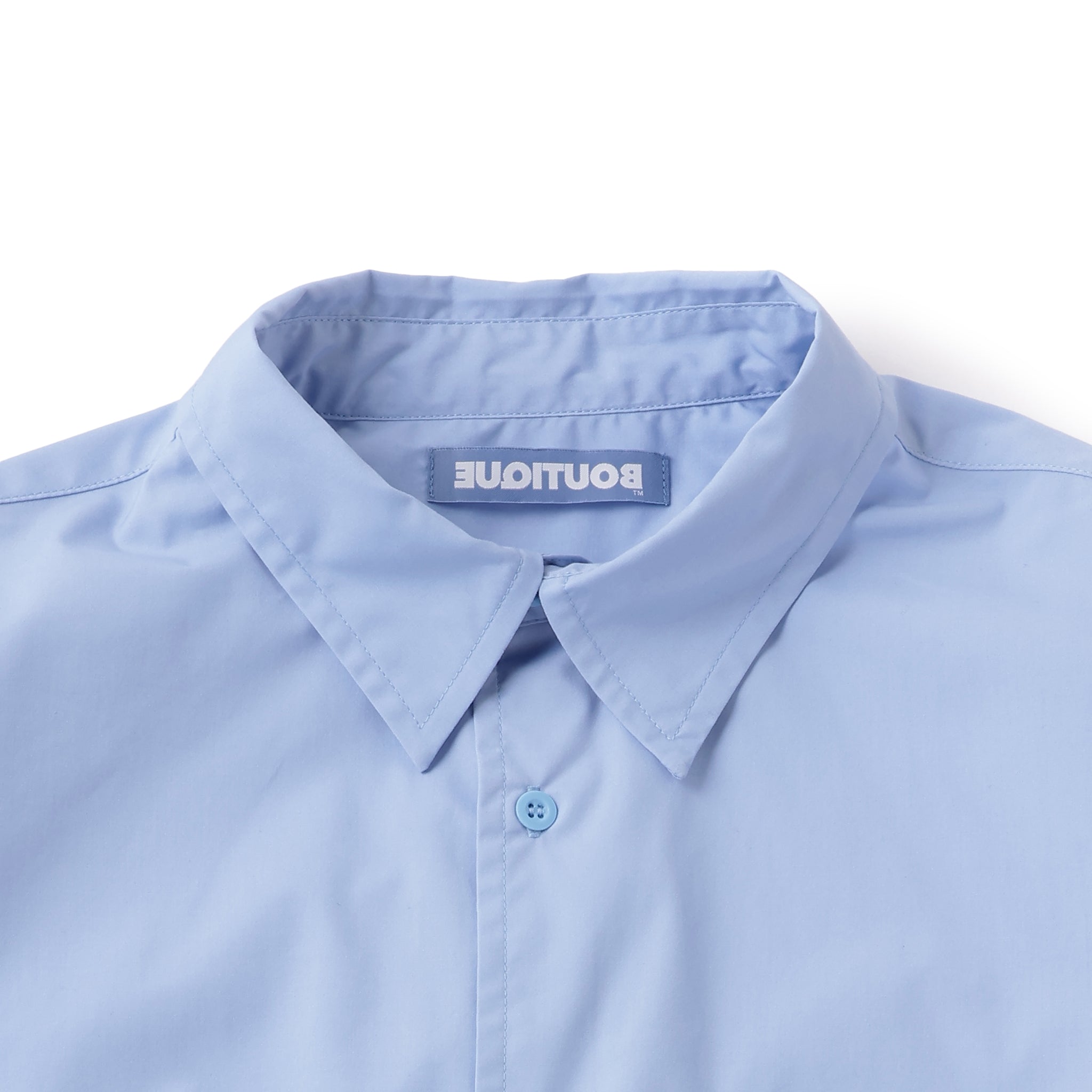 LONG SLEEVE BOX SHIRT BLUE(ロングスリーブボックスシャツブルー)|ONLINE BOUTIQUE(オンラインブティック)