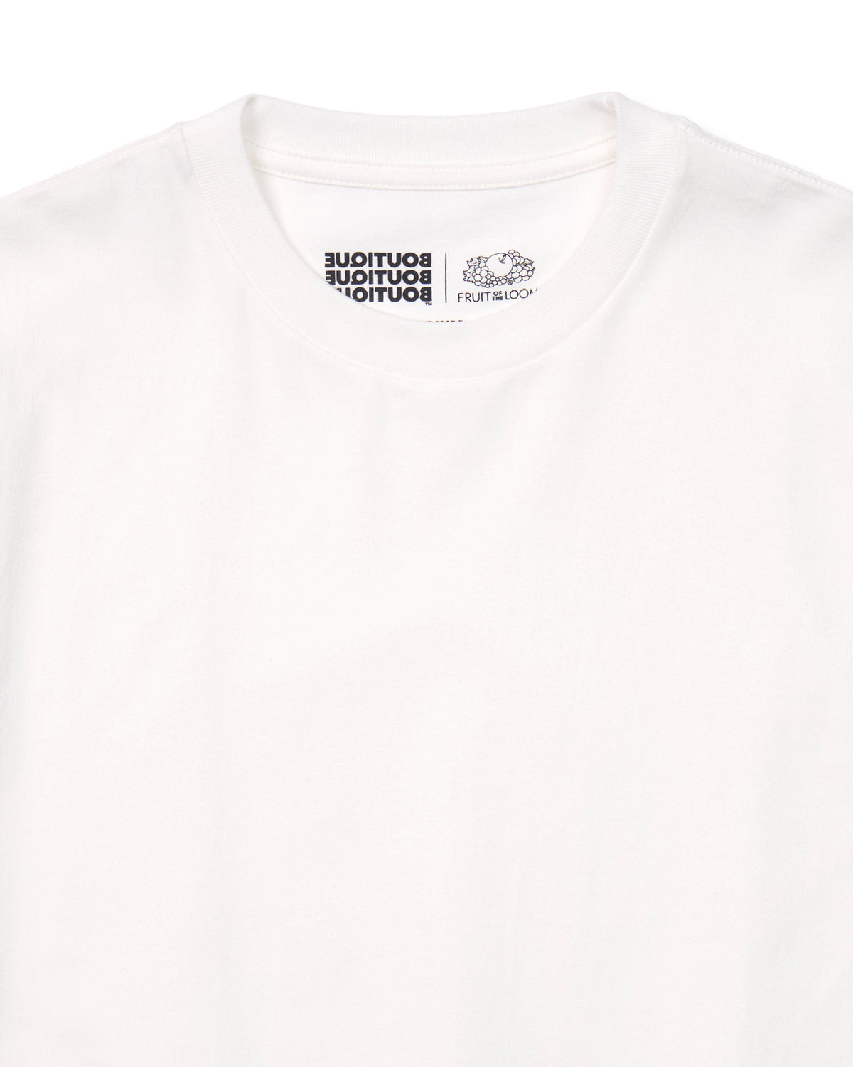 BOUTIQUE × FRUIT OF THE LOOM IT'S OUR DAILY 2PACK TEE WHITE(ブティック×フルーツオブザルームイッツアワーデイリー2パックTシャツホワイト)|ONLINE BOUTIQUE(オンラインブティック)