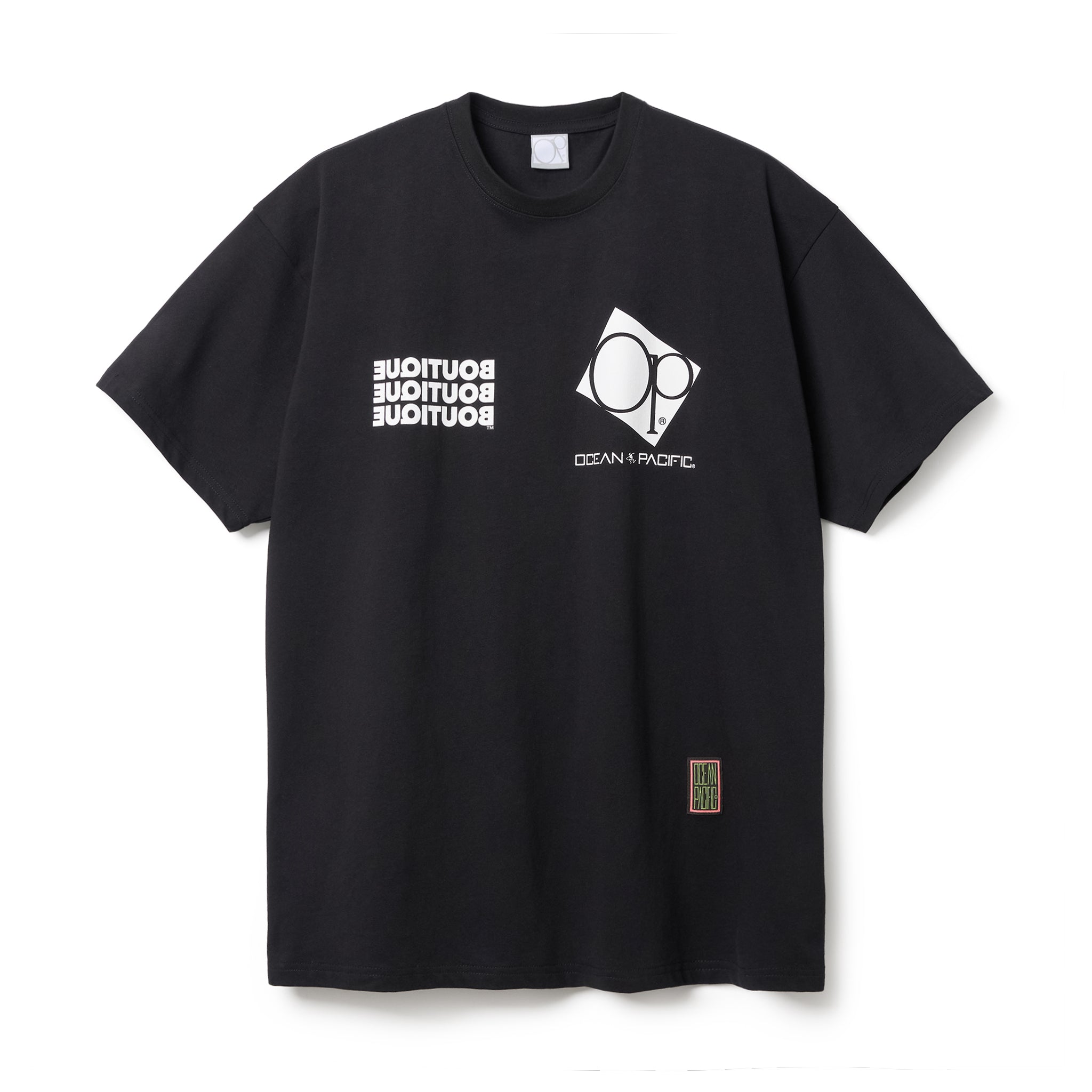 BOUTIQUE × Ocean Pacific SIGNATURE TEE BLACK（ブティック
