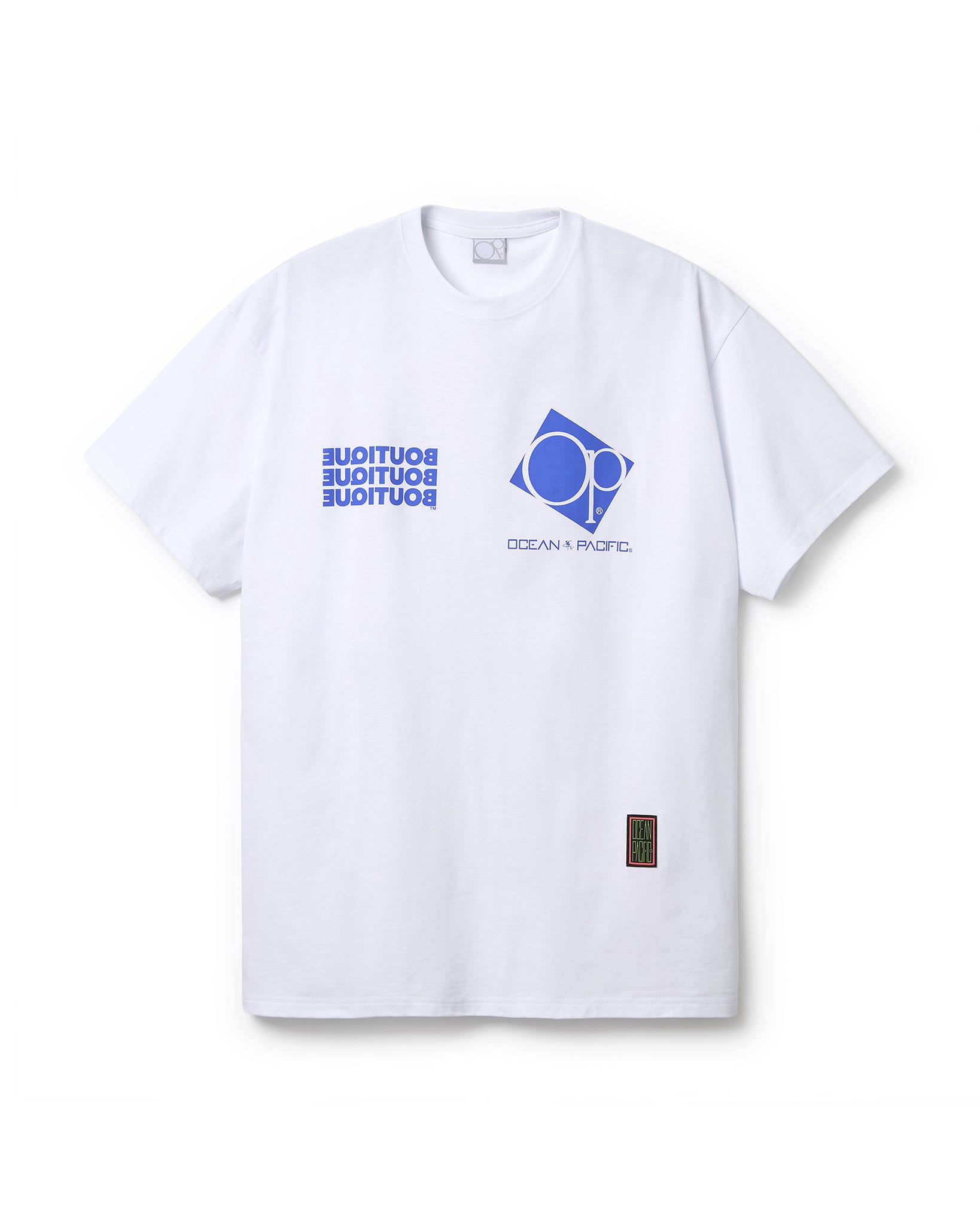 BOUTIQUE × Ocean Pacific SIGNATURE TEE(ブティック×オーシャンパシフィックシグネチャーTシャツホワイト)|ONLINE BOUTIQUE(オンラインブティック)