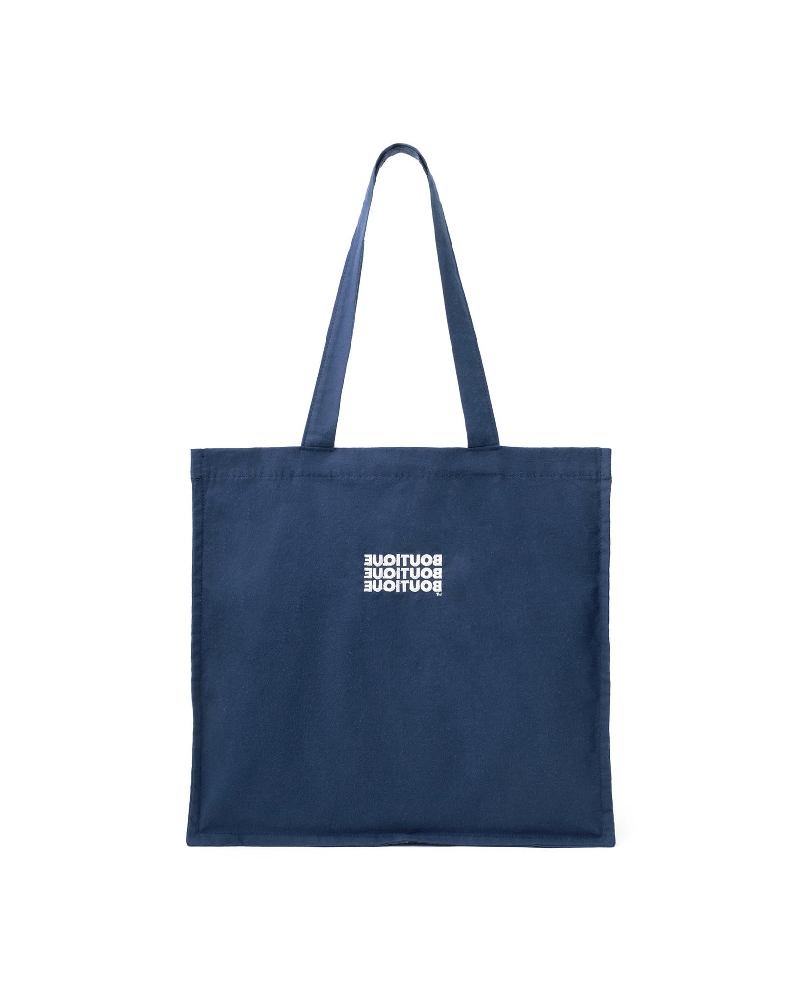 BOUTIQUE FABRIC TOTE BAG NAVY(ブティックファブリックトートバッグネイビー)|ONLINE BOUTIQUE(オンラインブティック)