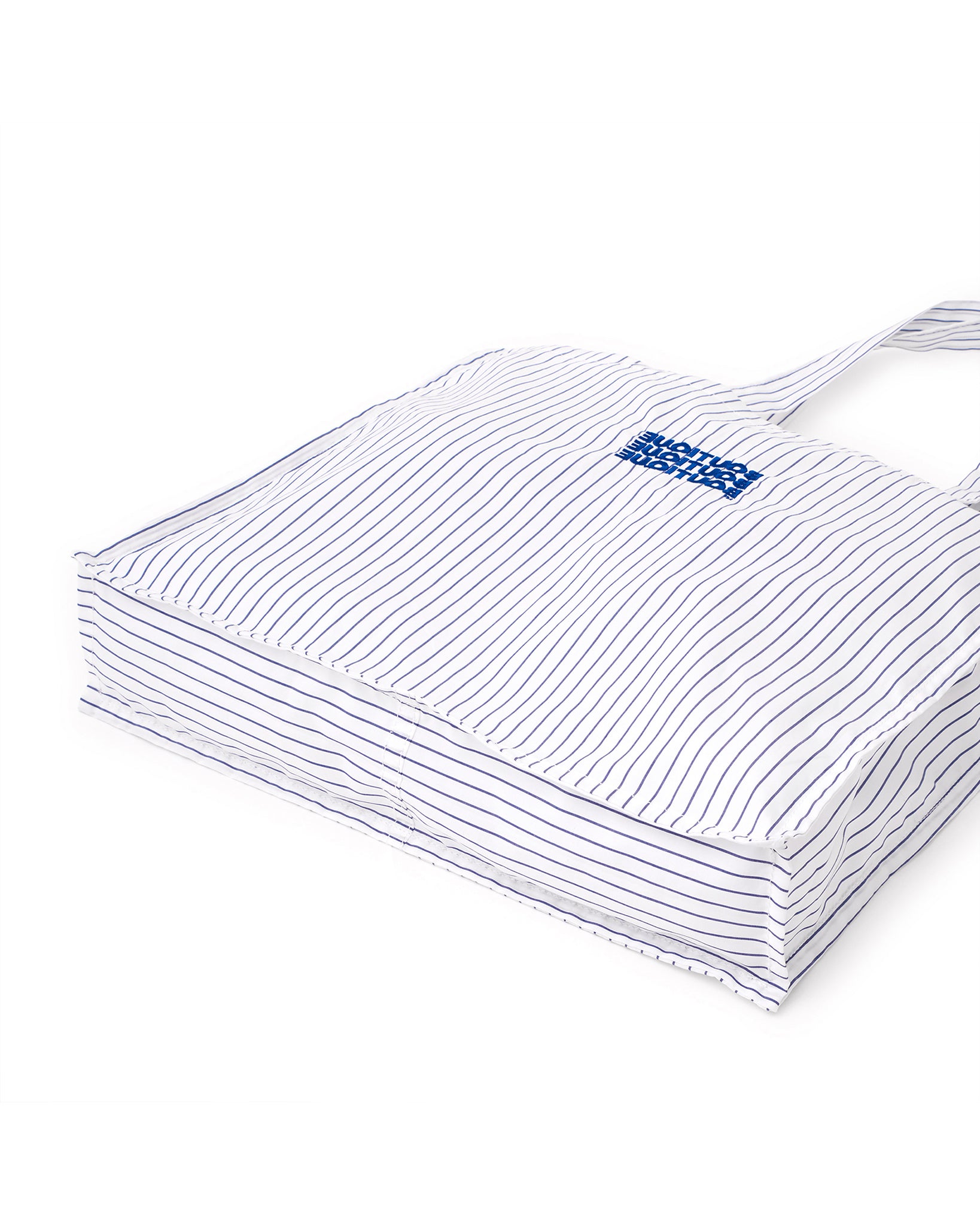 BOUTIQUE FABRIC TOTE BAG WHITE STRIPE(ブティックファブリックトートバッグホワイトストライプ)|ONLINE BOUTIQUE(オンラインブティック)