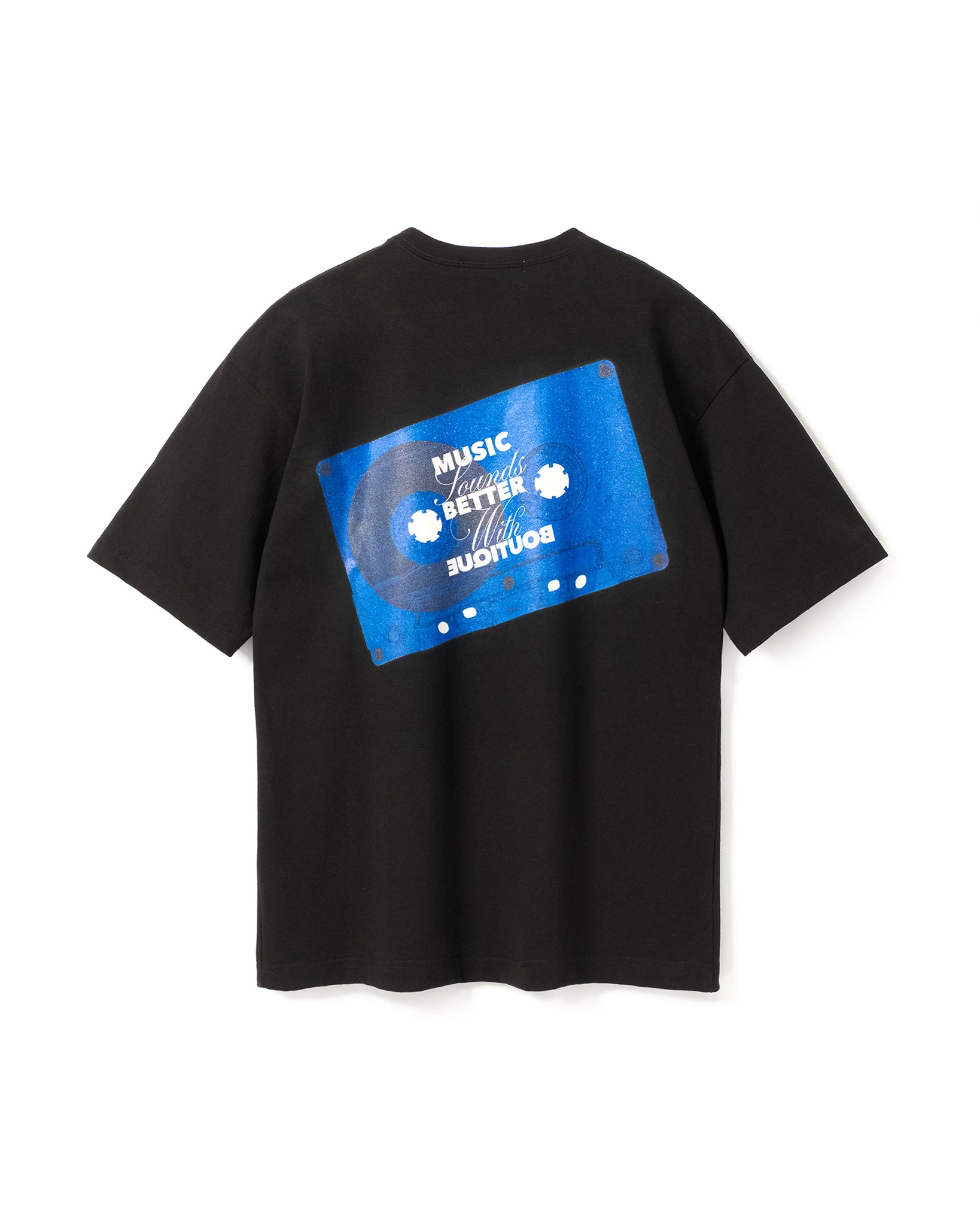 EMPiRE Tシャツとカセットテープ BOUTIQUE CASSETTE TAPE TEE BLACK（ブティックカセットテープTシャツ
