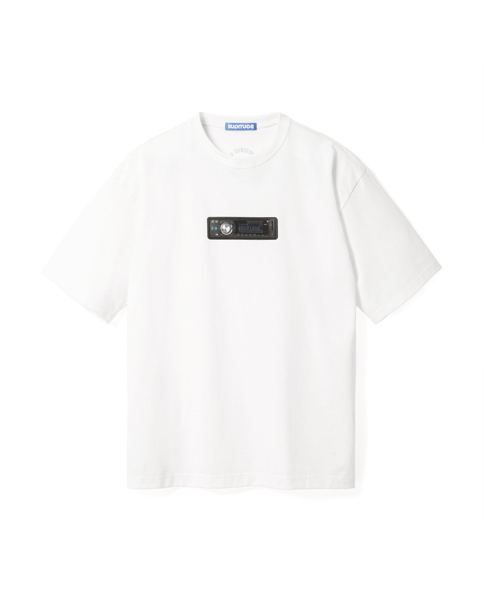 BOUTIQUE CAR AUDIO TEE WHITE(ブティックカーオーディオTシャツホワイト)|ONLINE BOUTIQUE(オンラインブティック)