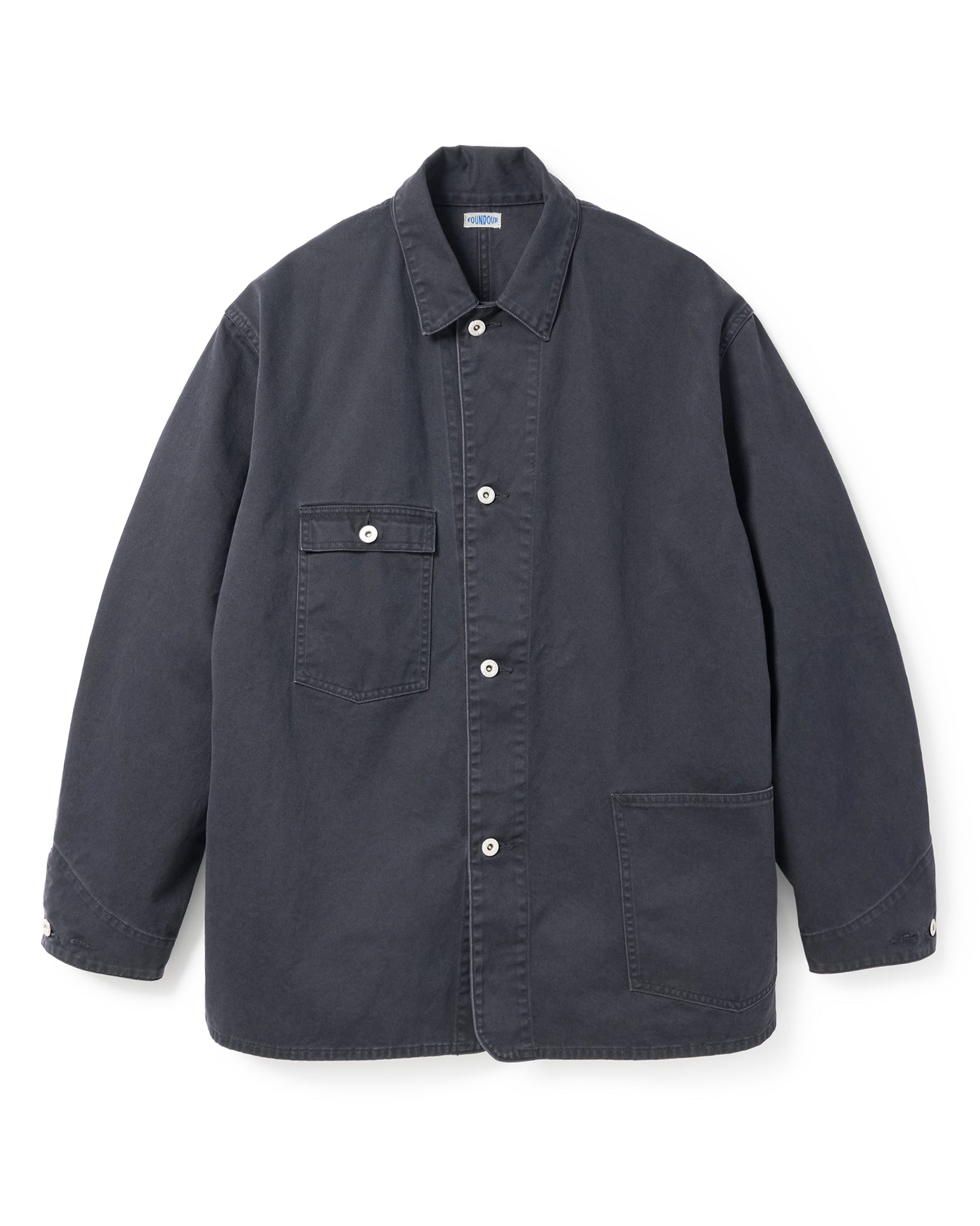 FOUNDOUR COTTON CHINO COVERALL BLACK（ファウンダコットンチノ