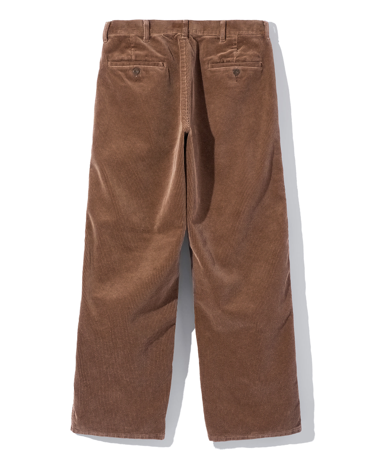 FOUNDOUR COTTON CORDUROY WIDE TUCK TROUSERS BROWN(ファウンダコットンコーデュロイワイドタックトラウザーブラウン)|ONLINE BOUTIQUE(オンラインブティック)