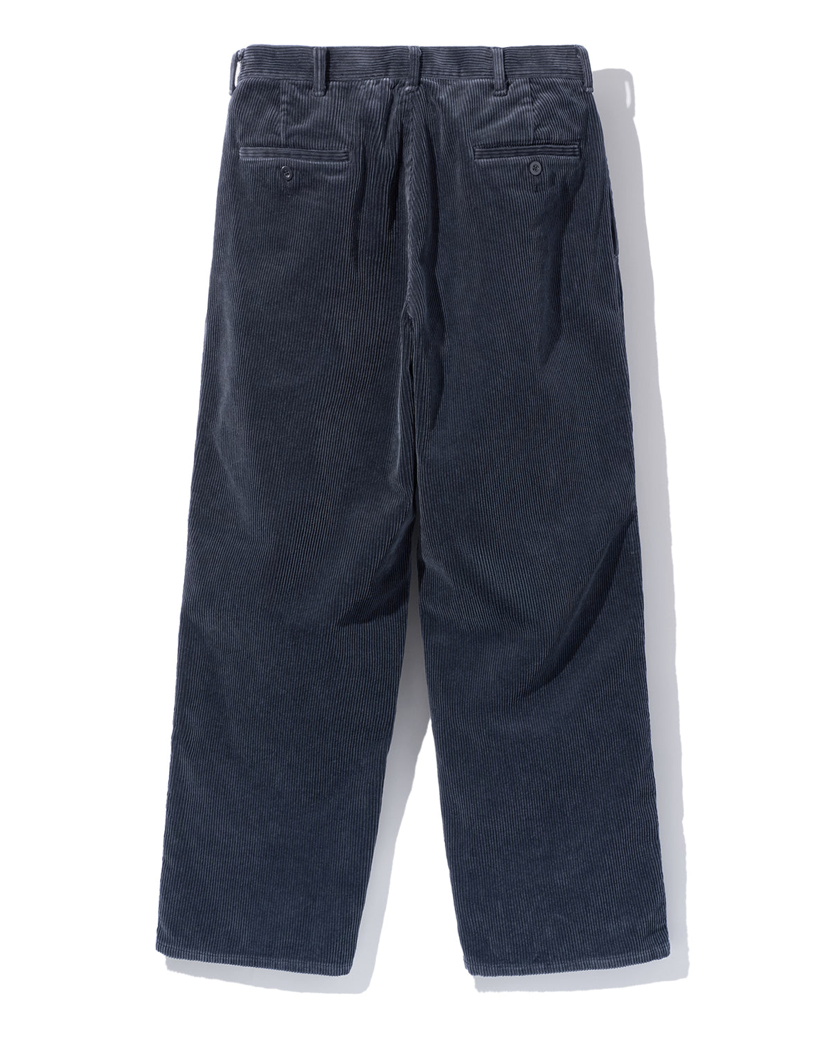 FOUNDOUR COTTON CORDUROY WIDE TUCK TROUSERS BLACK(ファウンダコットンコーデュロイワイドタックトラウザーブラック)|ONLINE BOUTIQUE(オンラインブティック)