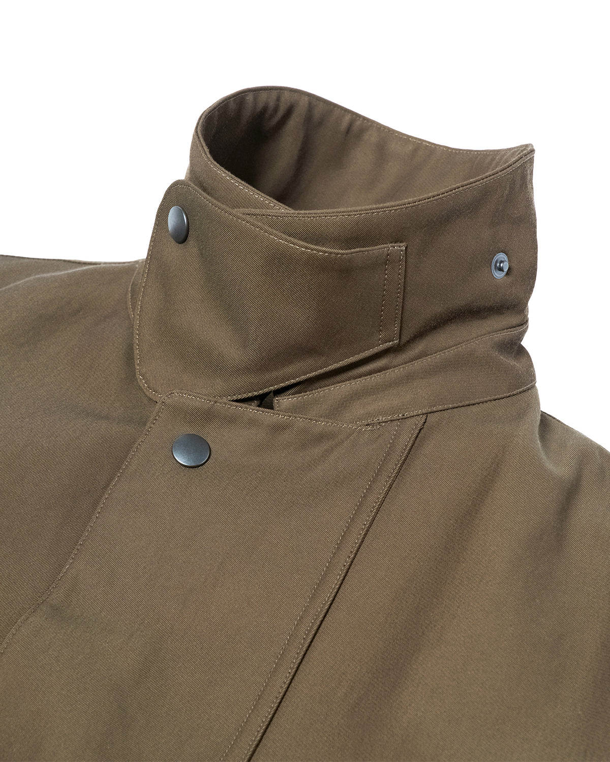 FOUNDOUR COTTON VISCOSE OVERCOAT BROWN(ファウンダコットンビスコースオーバーコートブラウン)|ONLINE BOUTIQUE(オンラインブティック)