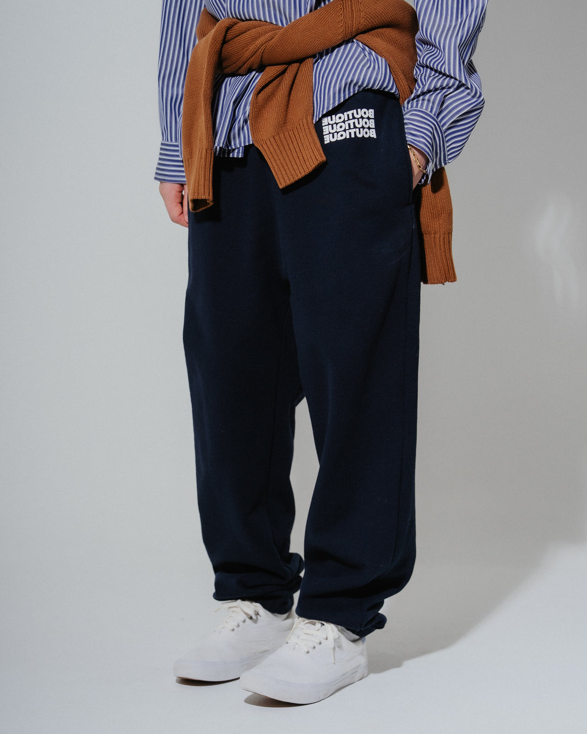 BOUTIQUE SWEAT PANTS NAVY(ブティックスウェットパンツネイビー)|ONLINE BOUTIQUE(オンラインブティック)