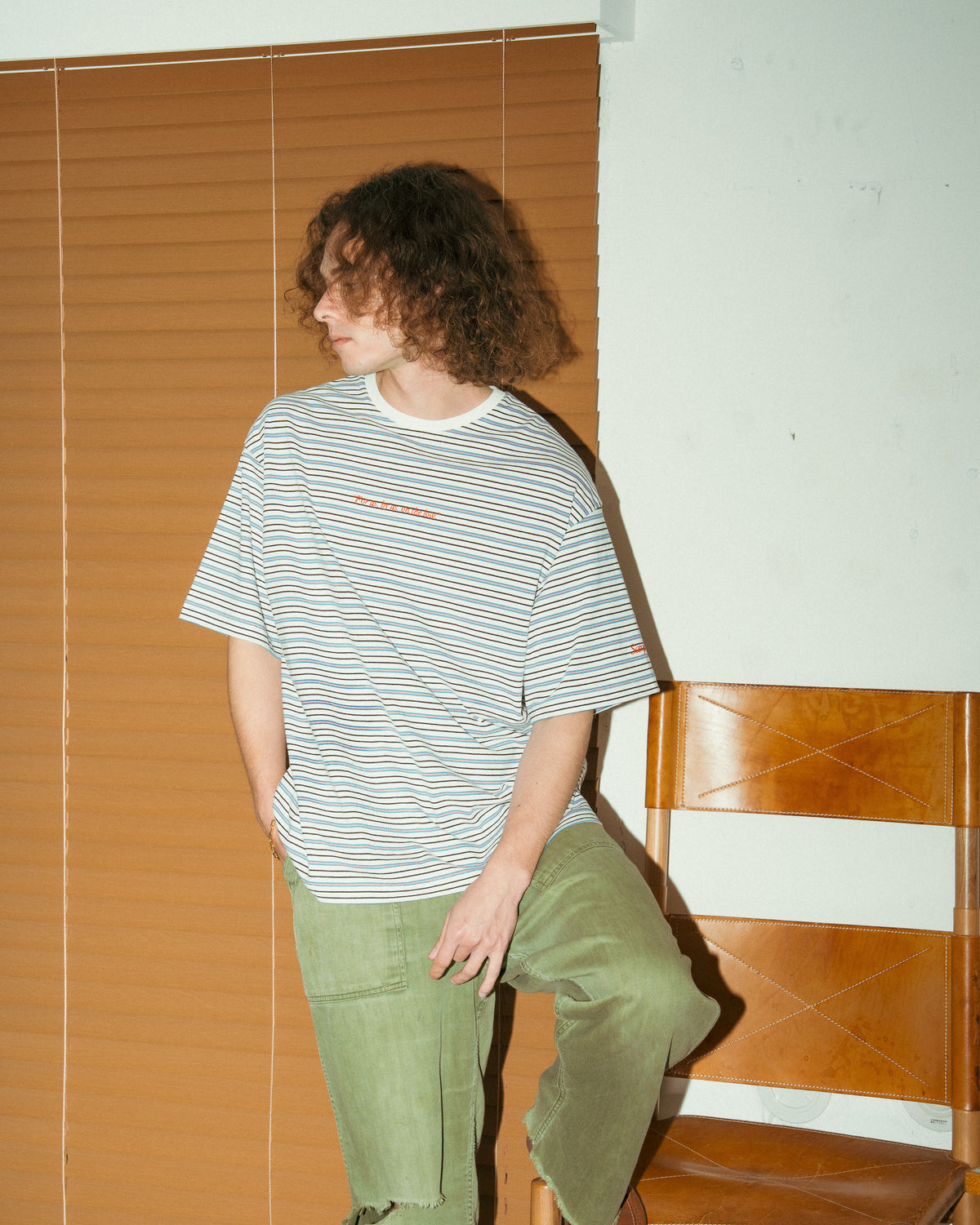 Samplee COTTTON MULTI STRIPE S/S TEE(サンプリー コットンマルチストライプショートスリーブTシャツ)|ONLINE BOUTIQUE(オンラインブティック)