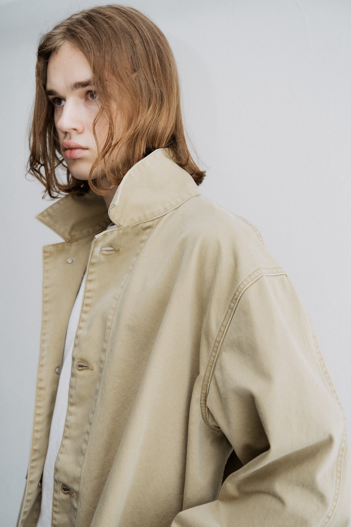 FOUNDOUR COTTON CHINO COVERALL BEIGE(ファウンダコットンチノカバーオールベージュ)|ONLINE BOUTIQUE(オンラインブティック)