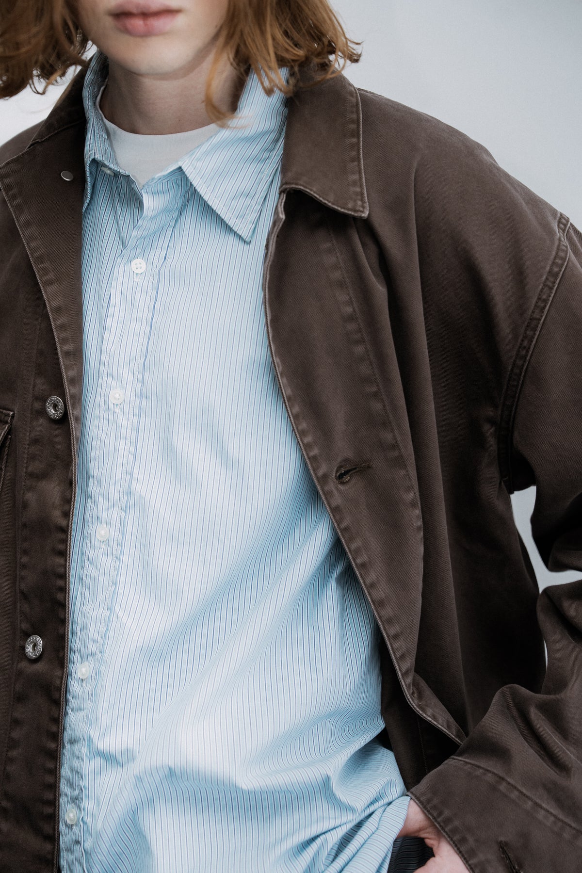 FOUNDOUR COTTON CHINO COVERALL BROWN(ファウンダコットンチノカバーオールブラウン)|ONLINE BOUTIQUE(オンラインブティック)
