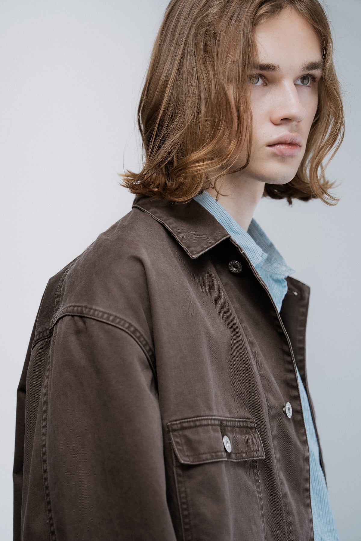 FOUNDOUR COTTON CHINO COVERALL BROWN(ファウンダコットンチノカバーオールブラウン)|ONLINE BOUTIQUE(オンラインブティック)