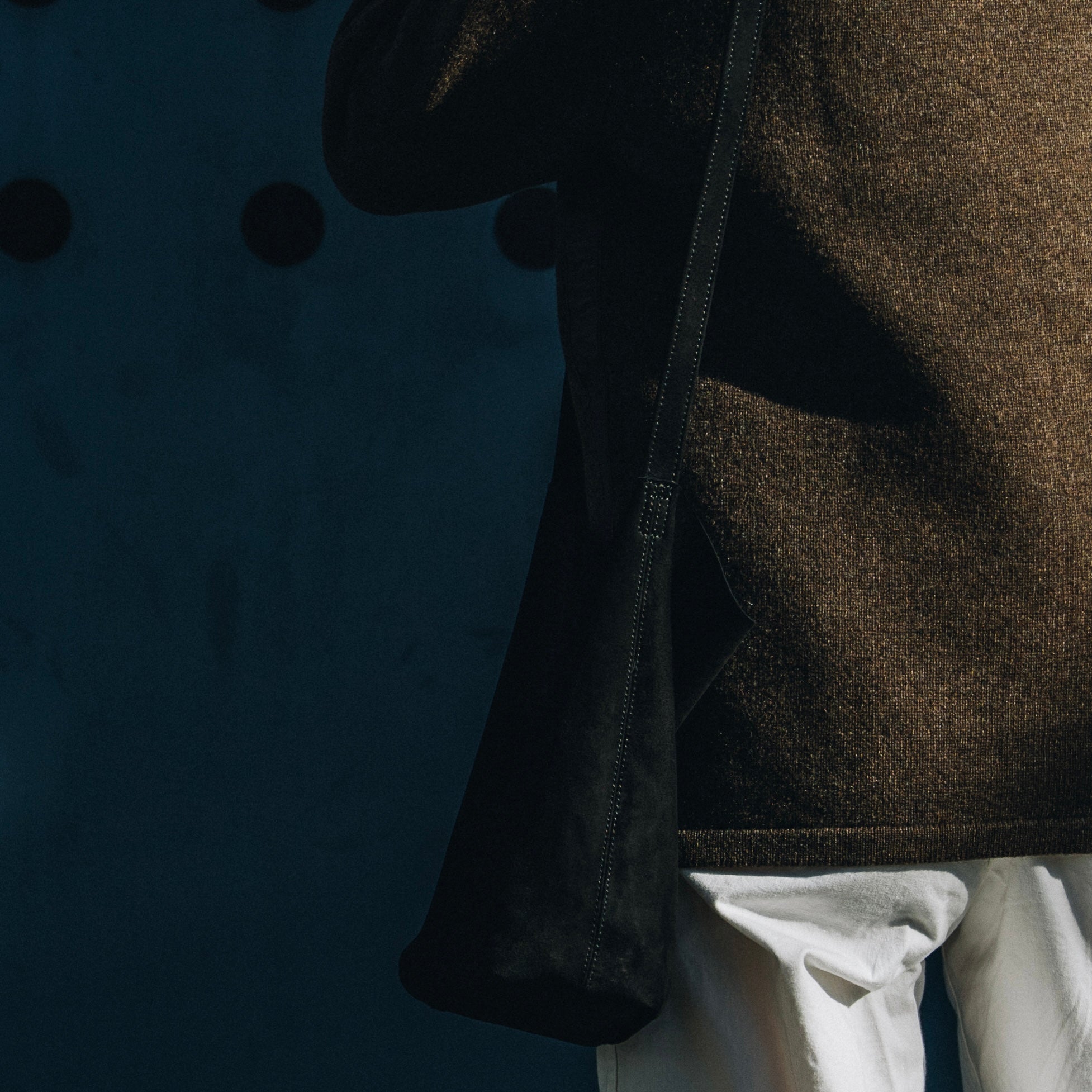 Morphee × BOUTIQUE  OIL SUEDE BLACK BAG(モルフェ×ブティックオイルスエードブラックバッグ)|ONLINE BOUTIQUE(オンラインブティック)