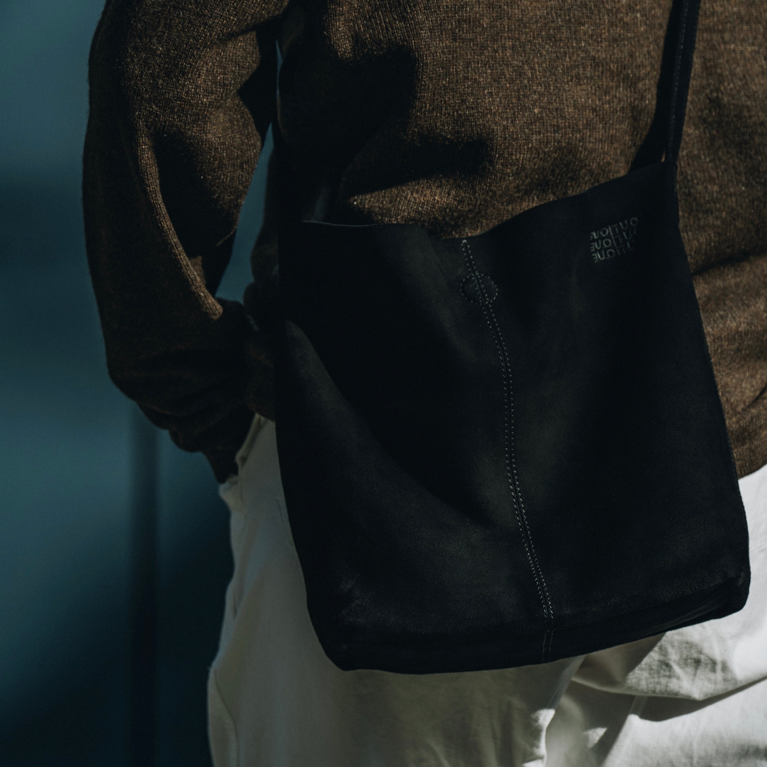 Morphee × BOUTIQUE  OIL SUEDE BLACK BAG(モルフェ×ブティックオイルスエードブラックバッグ)|ONLINE BOUTIQUE(オンラインブティック)