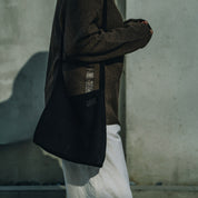 Morphee × BOUTIQUE  OIL SUEDE BLACK BAG(モルフェ×ブティックオイルスエードブラックバッグ)|ONLINE BOUTIQUE(オンラインブティック)