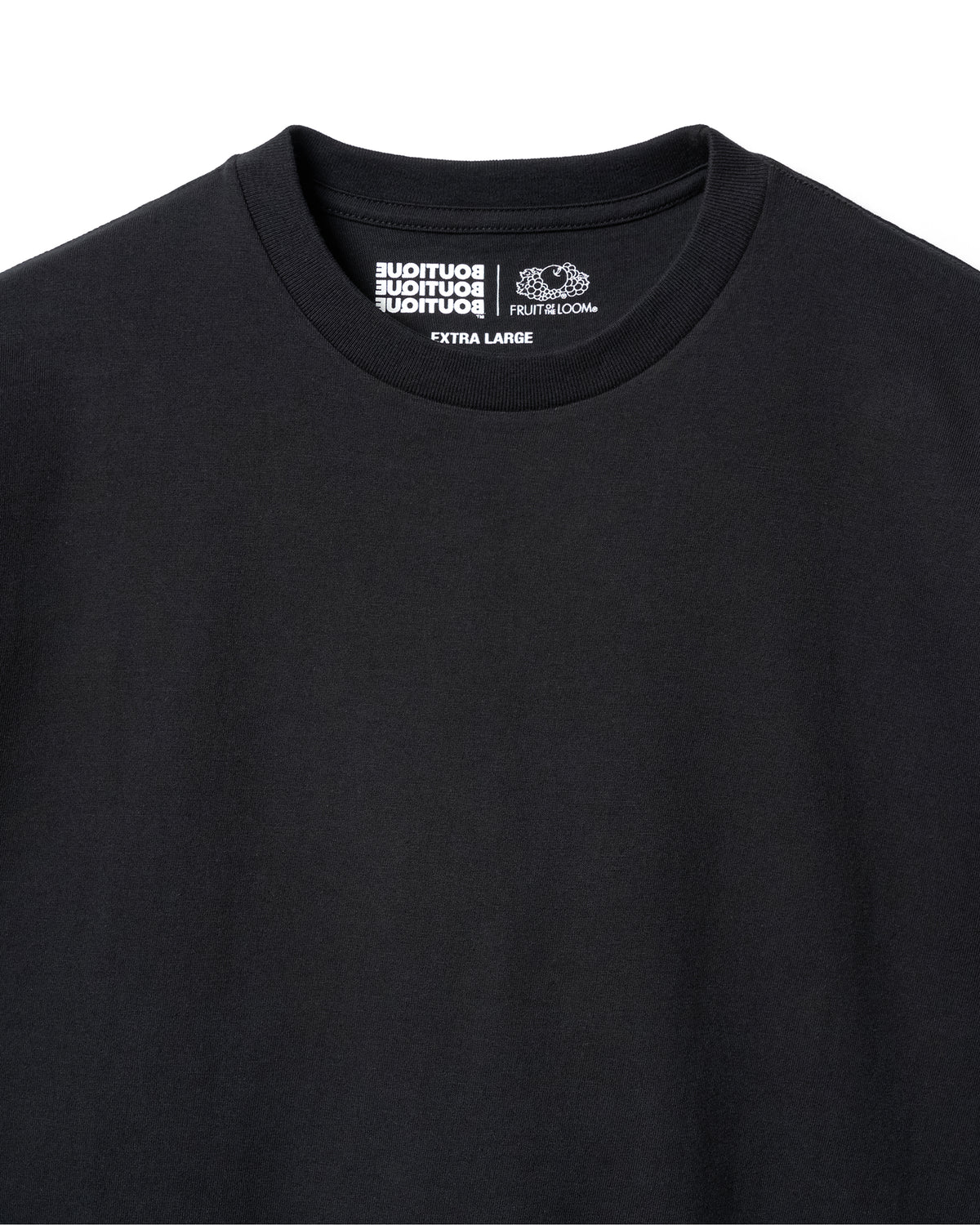 BOUTIQUE × FRUIT OF THE LOOM IT'S OUR DAILY 2PACK LONG SLEEVE TEE BLACK(ブティック×フルーツオブザルームイッツアワーデイリー2パックロングスリーブTシャツブラック)|ONLINE BOUTIQUE(オンラインブティック)