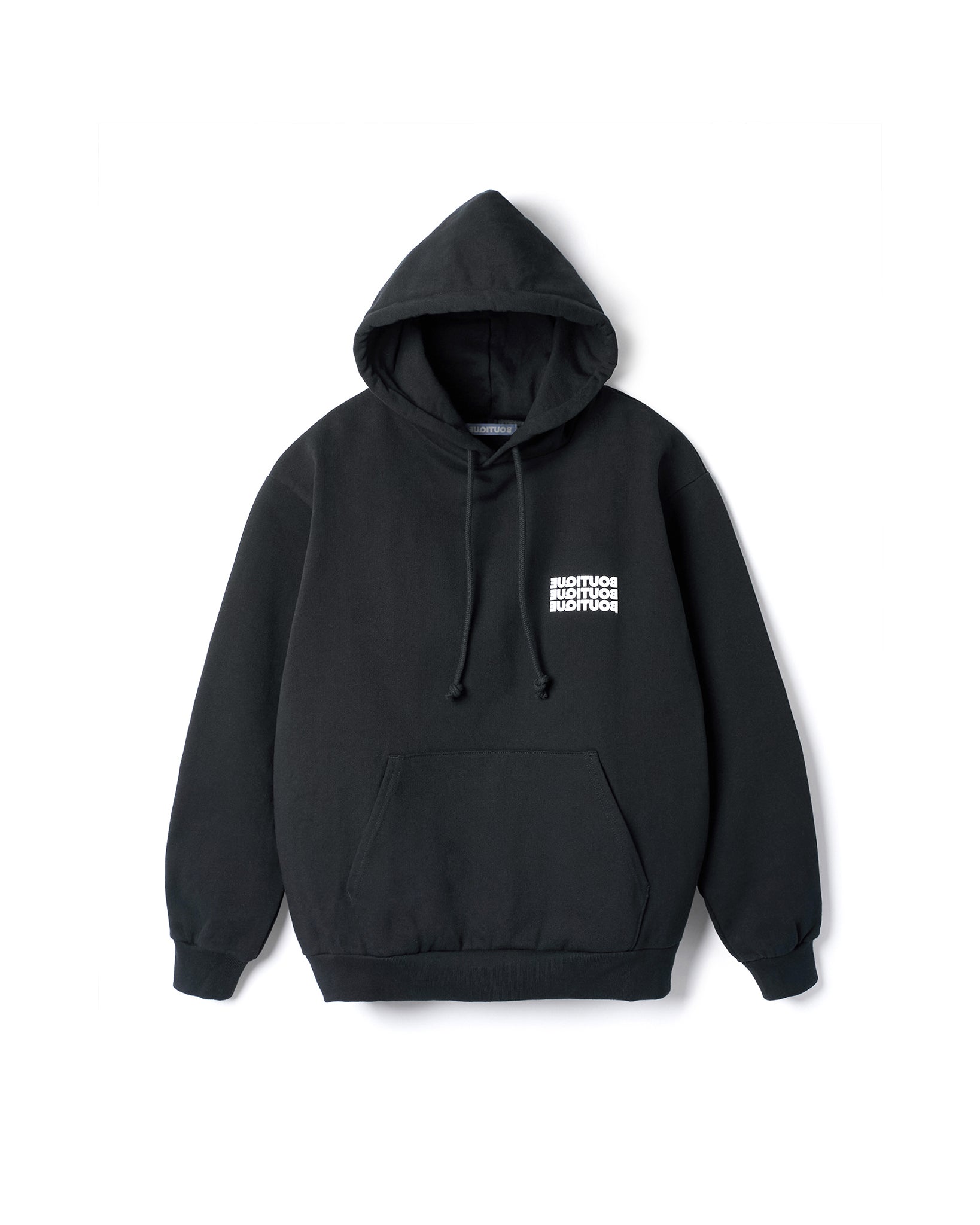 BOUTIQUE PULLOVER HOODIE BLACK(ブティックプルオーバーフーディーブラック)|ONLINE BOUTIQUE(オンラインブティック)