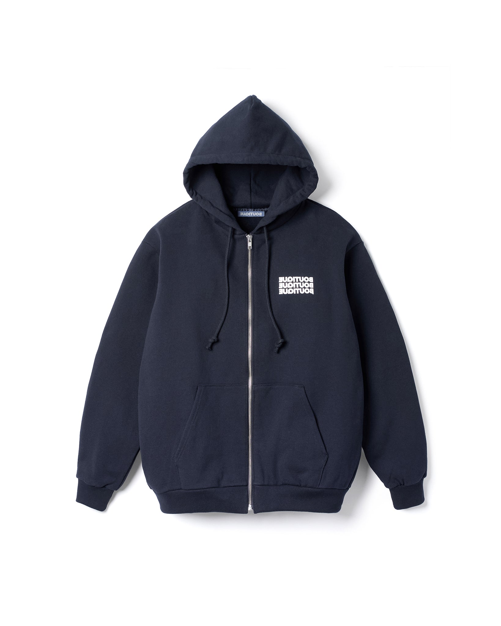 BOUTIQUE ZIP UP HOODIE NAVY(ブティックジップアップフーディーネイビー)|ONLINE BOUTIQUE(オンラインブティック)