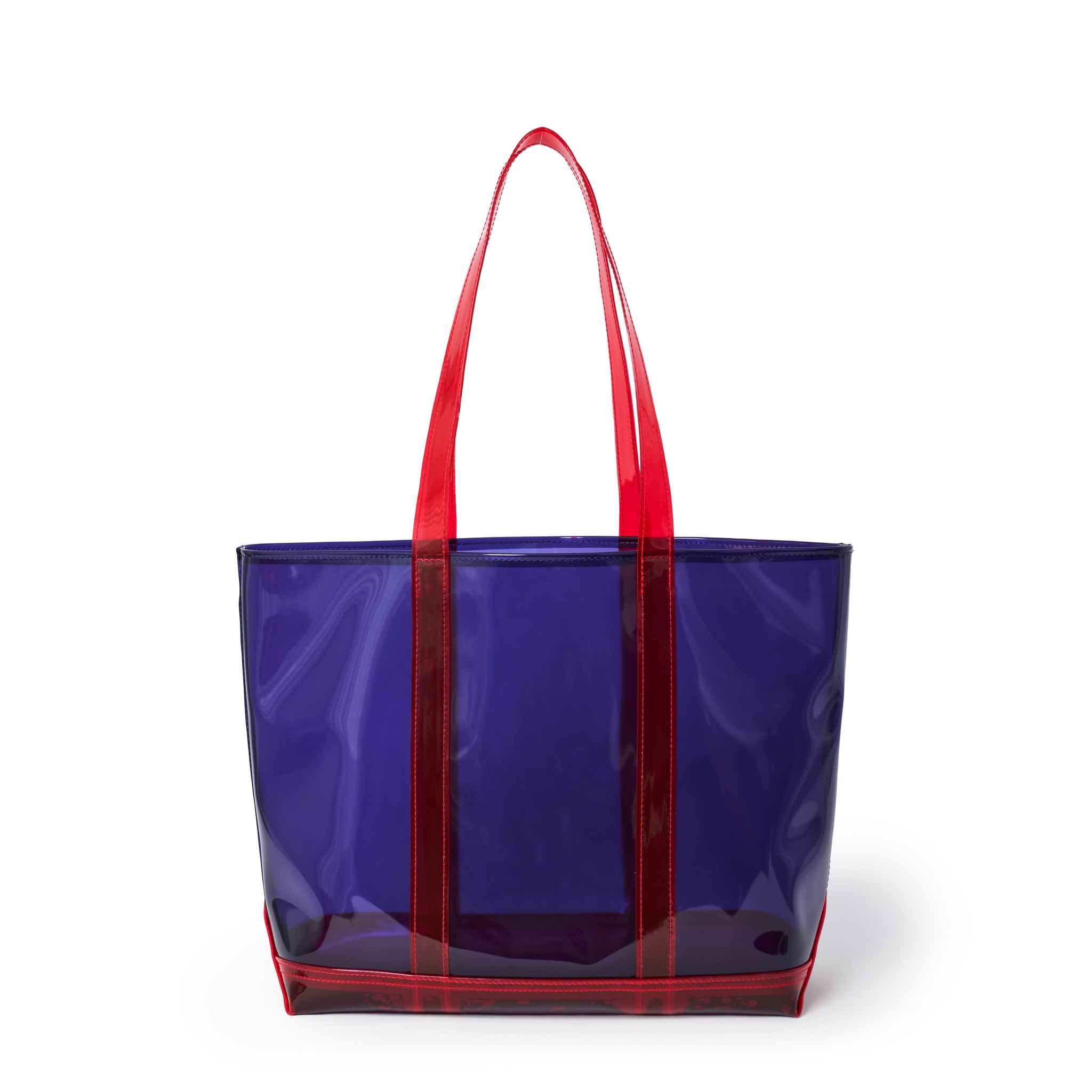 【美品】DECEMBERAY トートバッグ ネイビー/レッド NEWBOOK SEASIDE MEDIUM NAVY/RED（ニューブックシーサイドエム