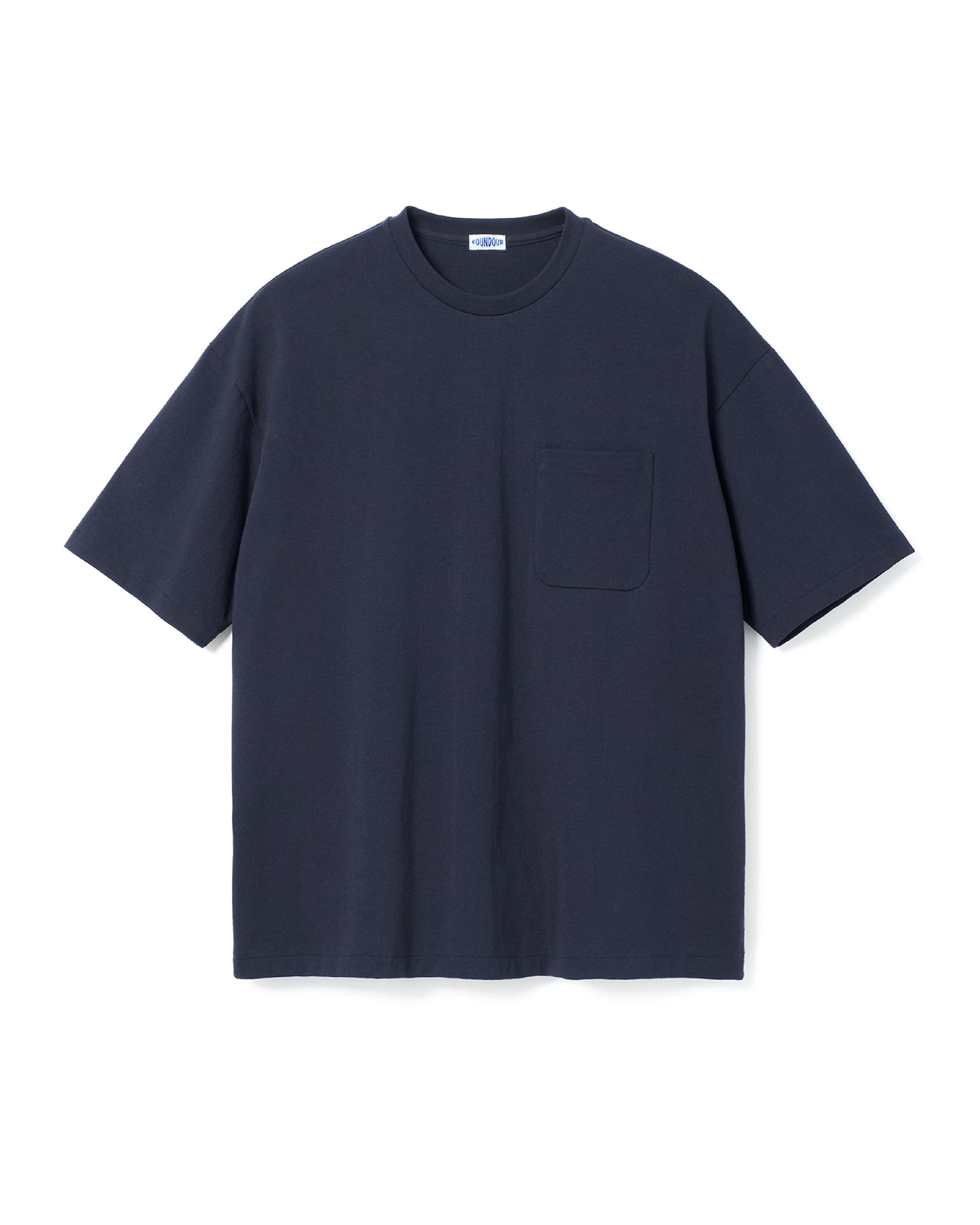 FOUNDOUR COTTON SHORT SLEEVE POCKET TEE NAVY NAVY(ファウンダコットンショートスリーブポケットTシャツネイビー)|ONLINE BOUTIQUE(オンラインブティック)
