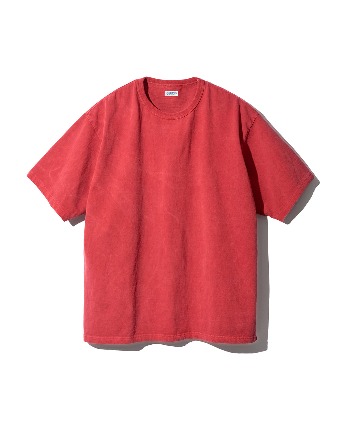 FOUNDOUR COTTON BD SHORT SLEEVE TEE RED(ファウンダコットンBDショートスリーブTシャツレッド)|ONLINE BOUTIQUE(オンラインブティック)