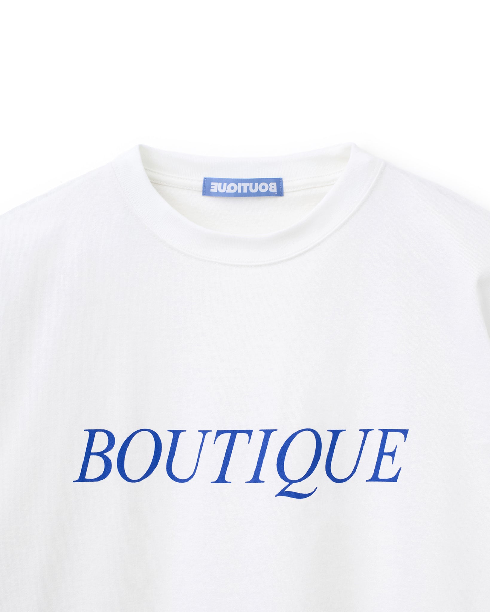 BOUTIQUE CLASSIC LOGO TEE WHITE(ブティッククラシックロゴTシャツホワイト)|ONLINE BOUTIQUE(オンラインブティック)
