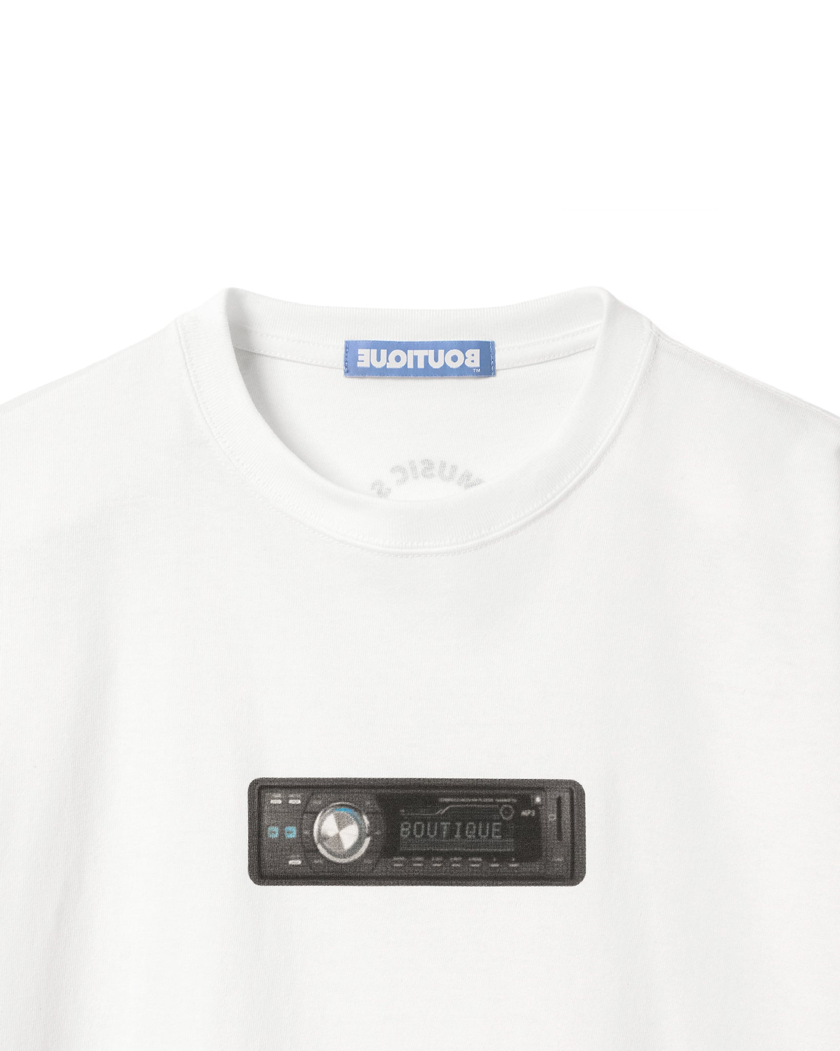 BOUTIQUE CAR AUDIO TEE WHITE(ブティックカーオーディオTシャツホワイト)|ONLINE BOUTIQUE(オンラインブティック)