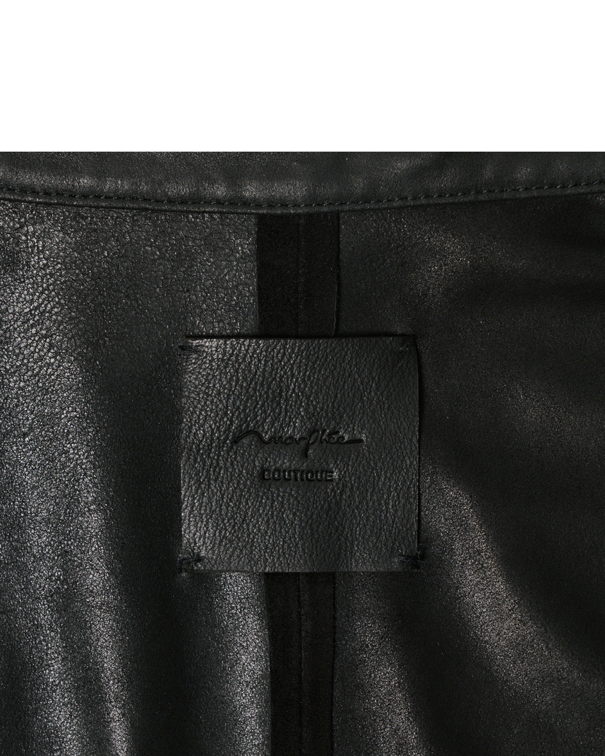 Morphee × BOUTIQUE SUEDE BLACK CARDIGAN JACKET(モルフェ×ブティックスエードブラックカーディガンジャケット)