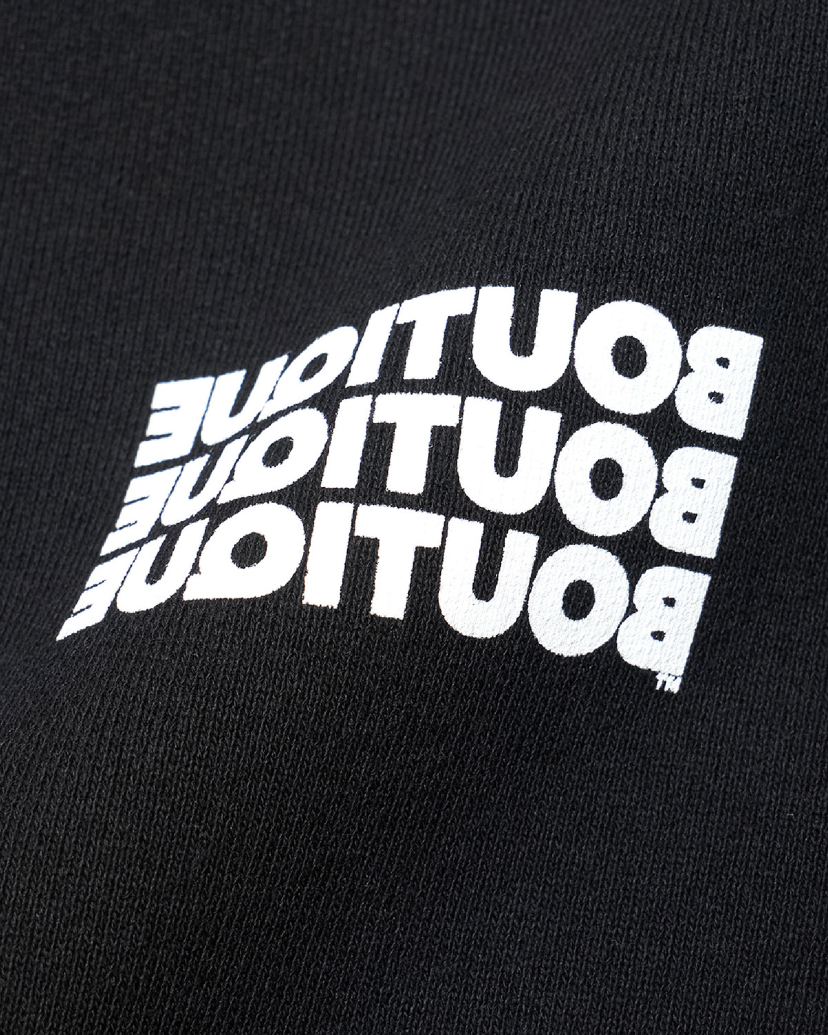 BOUTIQUE ZIP UP HOODIE BLACK(ブティックジップアップフーディーブラック)|ONLINE BOUTIQUE(オンラインブティック)