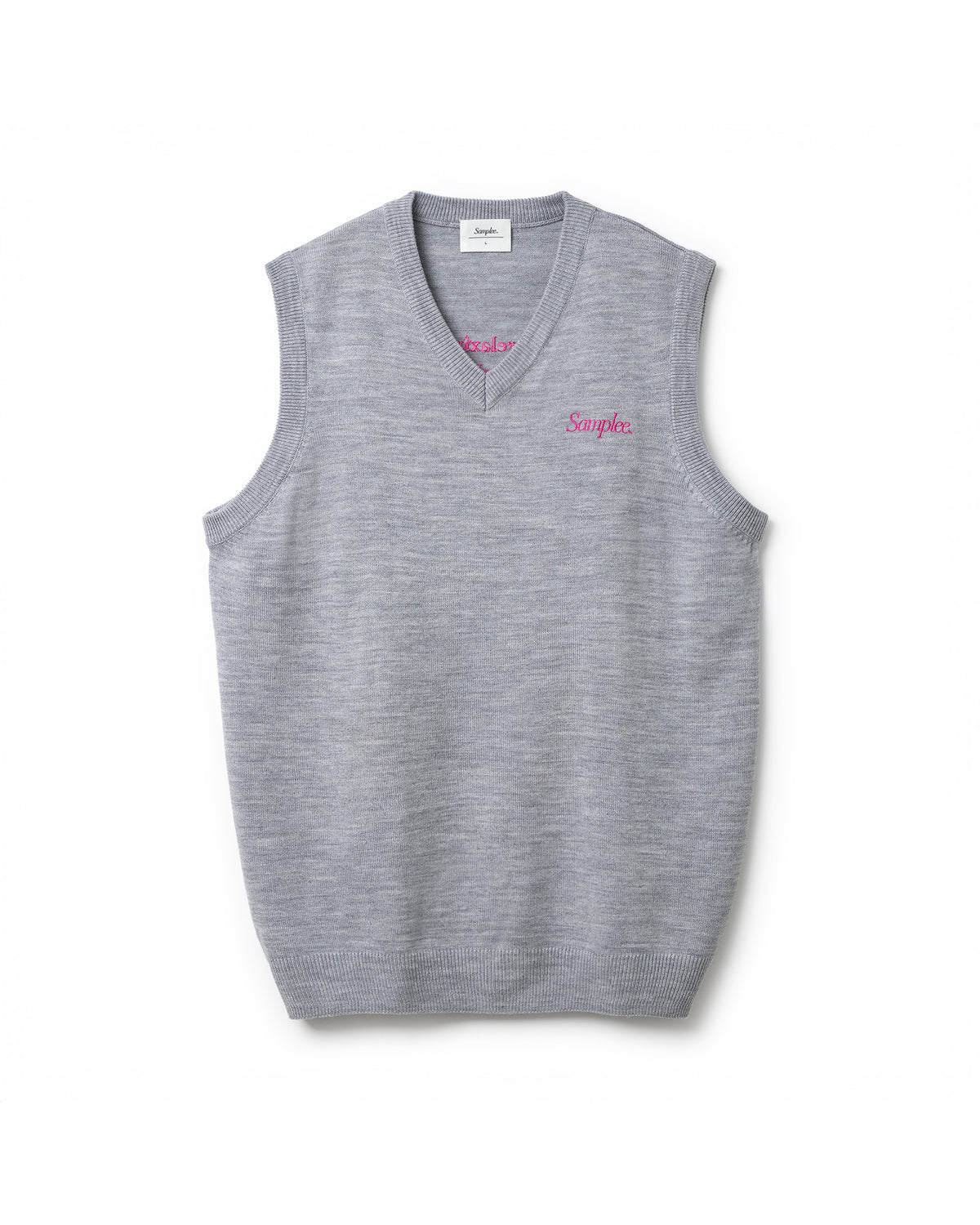 Samplee KNIT LOGO VEST(サンプリー ニットロゴベスト)|ONLINE BOUTIQUE(オンラインブティック)